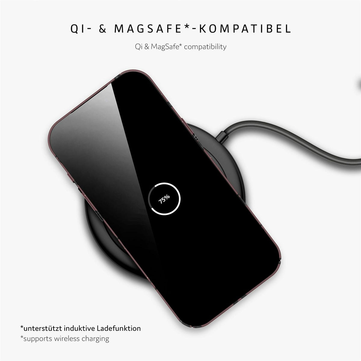 Splash Case für iPhone 18 Pro in der Farbe Parisian Kiss (Rot)