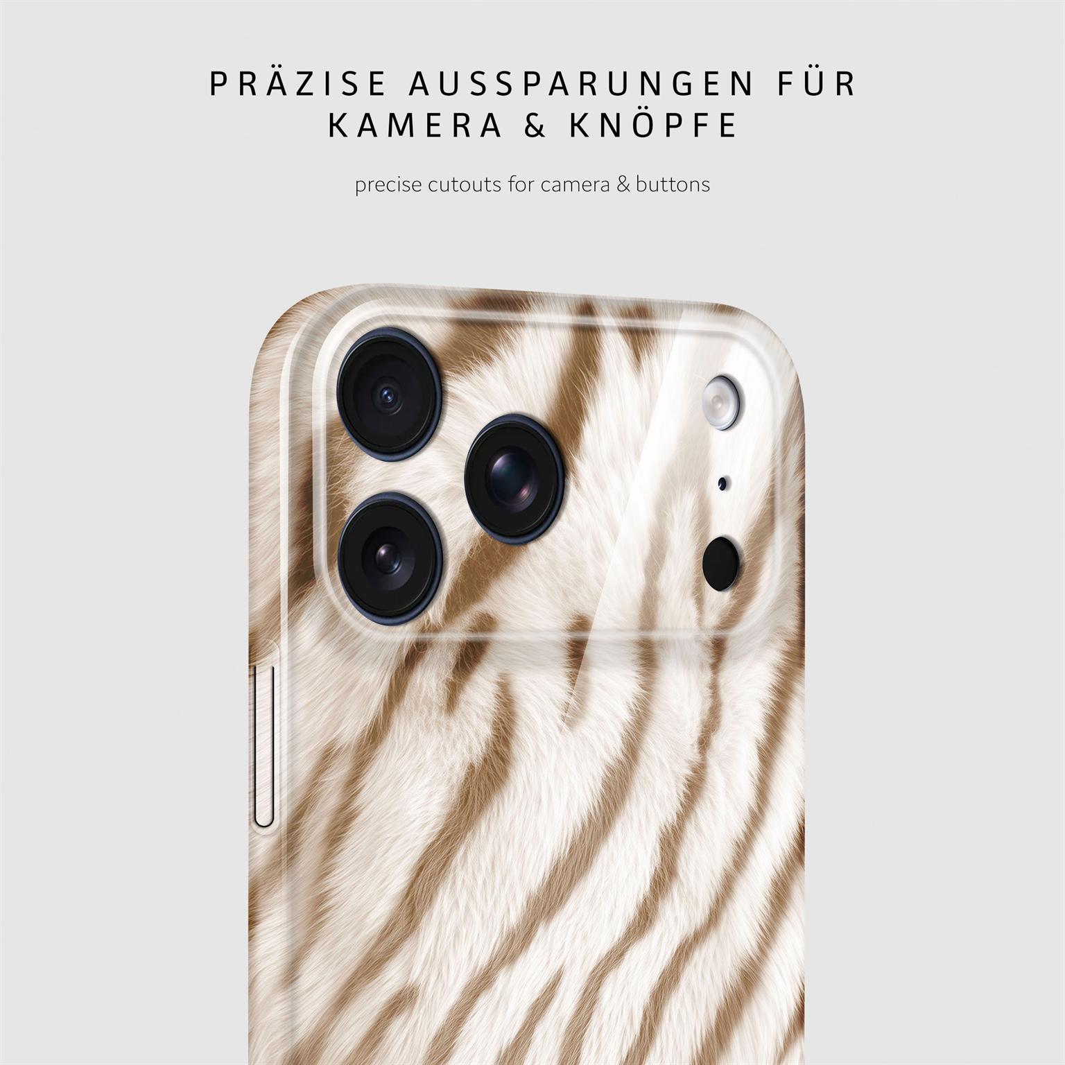 Wild Cover für iPhone 18 Pro in der Farbe Caramel Tiger (Braun / Beige)