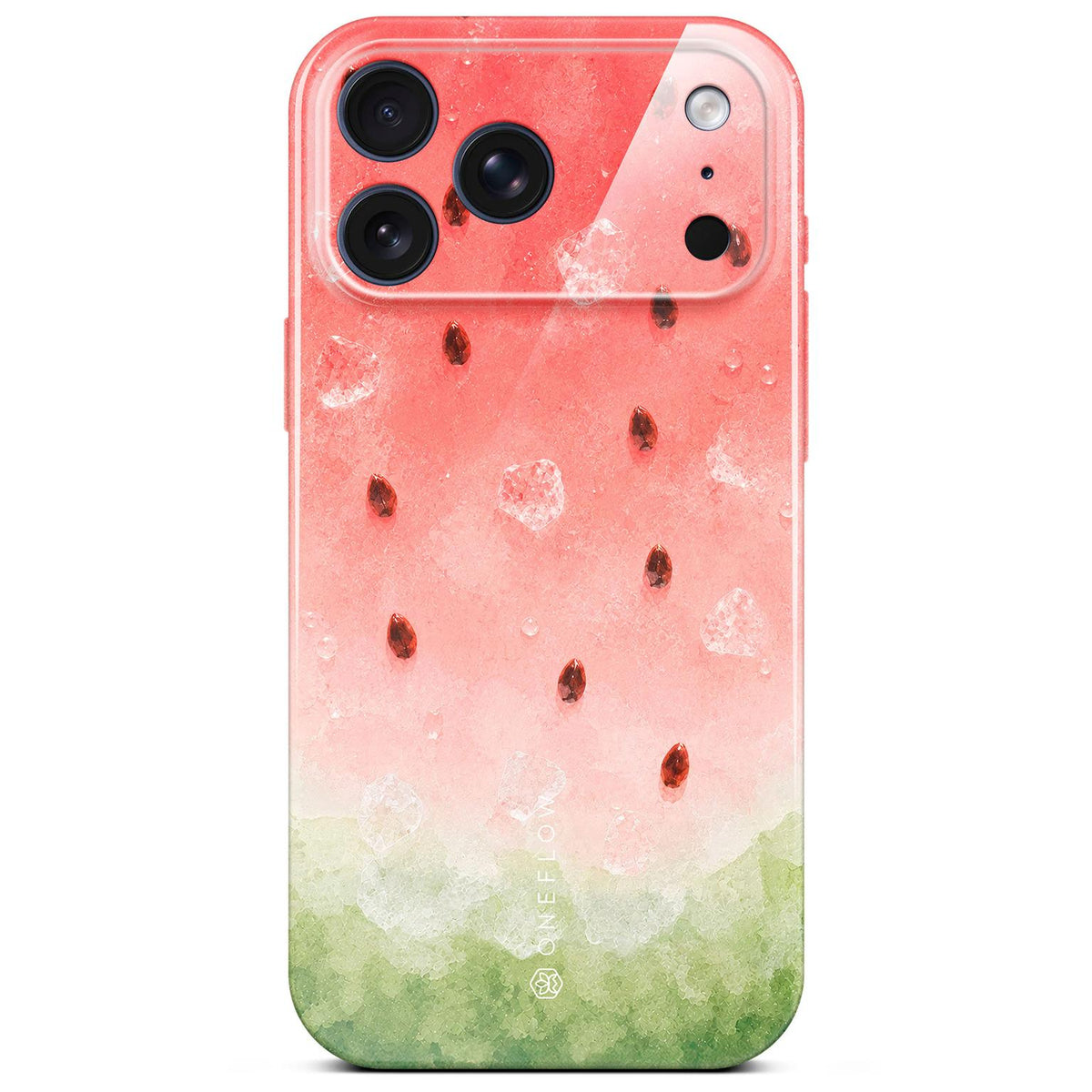 Splash Case für iPhone 18 Pro in der Farbe Melon Drip (Rot)