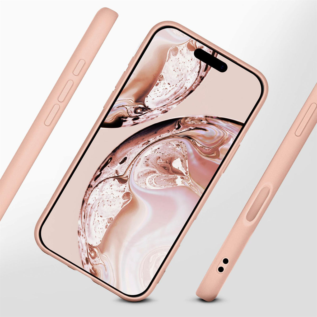 Soft Case für iPhone 18 Pro in der Farbe Sand Rosé (Rosa / Pink)