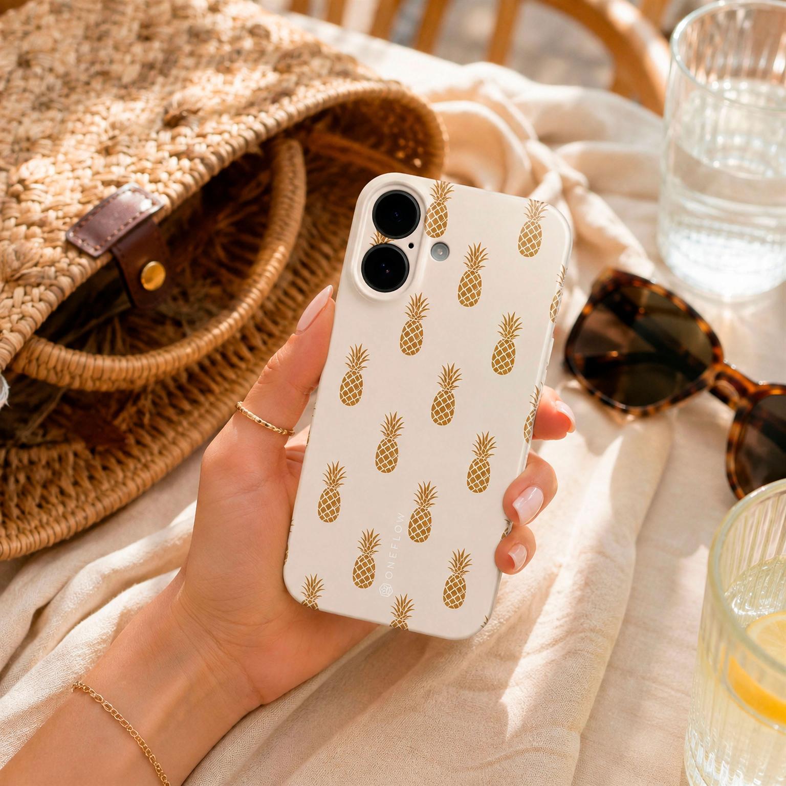 Splash Case für iPhone 18 Pro Max in der Farbe Cabana Gold (Weiß)