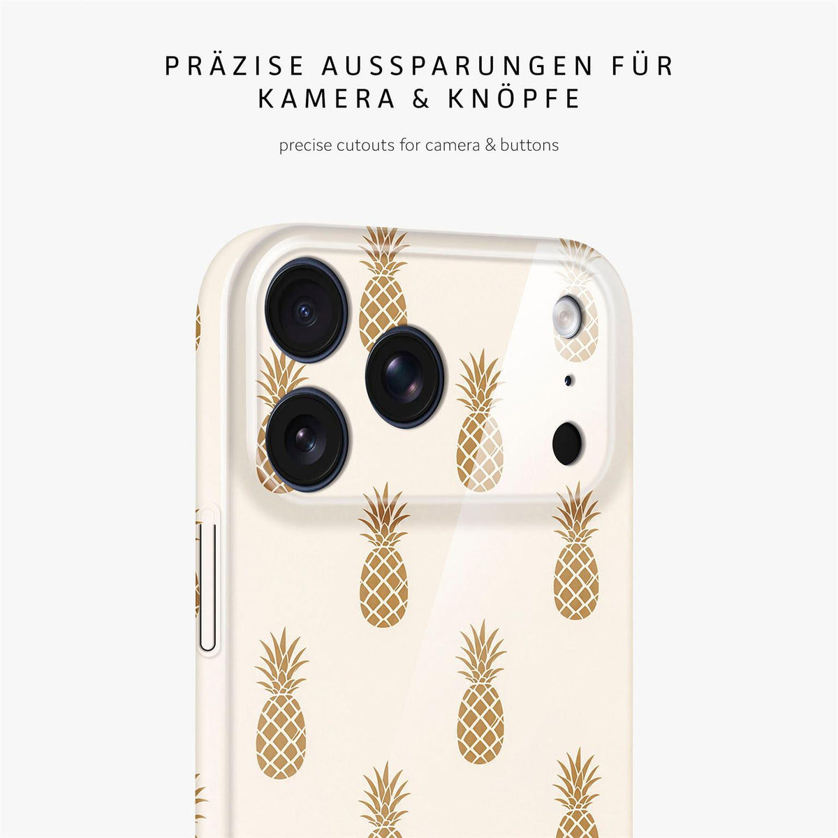 Splash Case für iPhone 18 Pro Max in der Farbe Cabana Gold (Weiß)