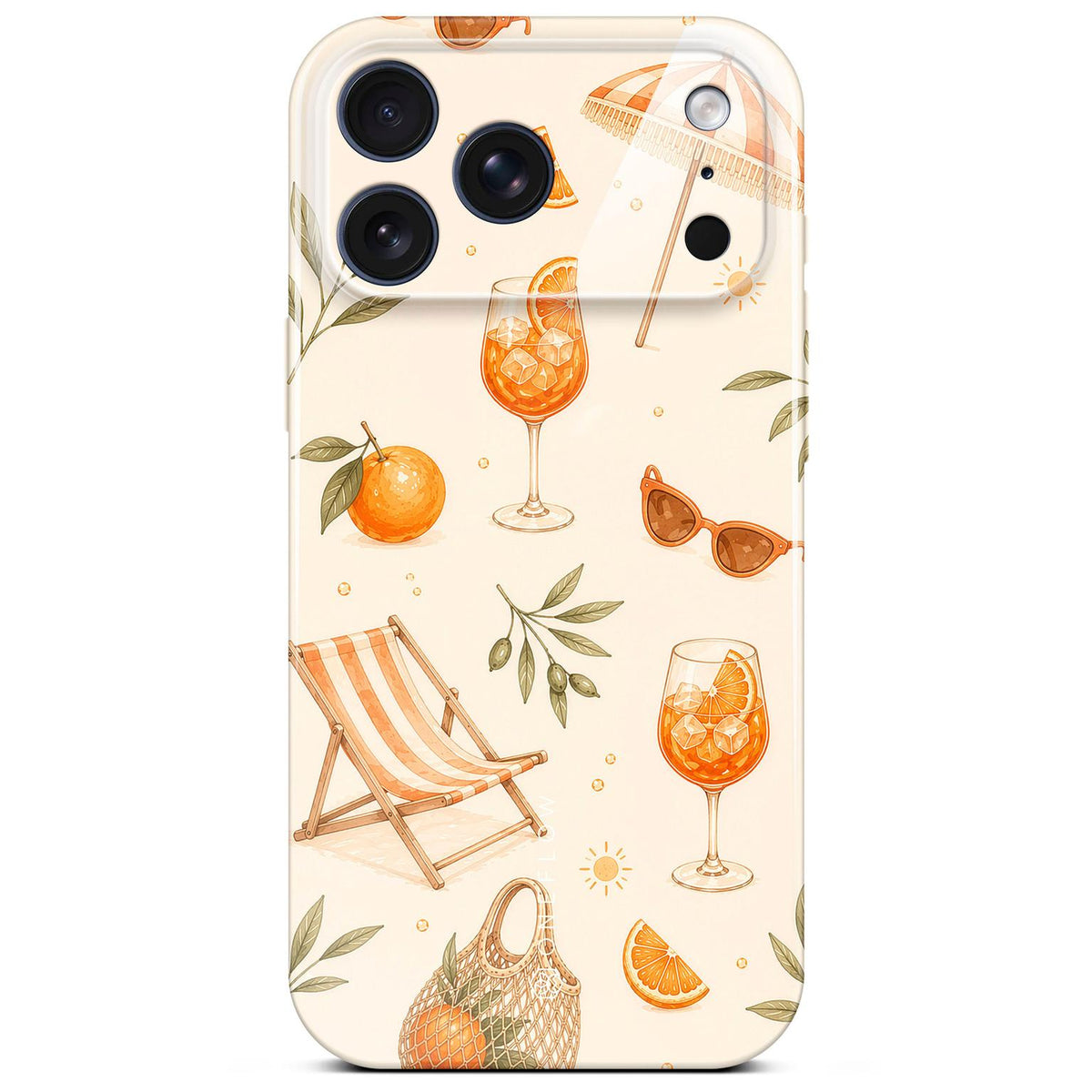 Splash Case für iPhone 18 Pro Max in der Farbe Spritz Society (Braun / Beige)