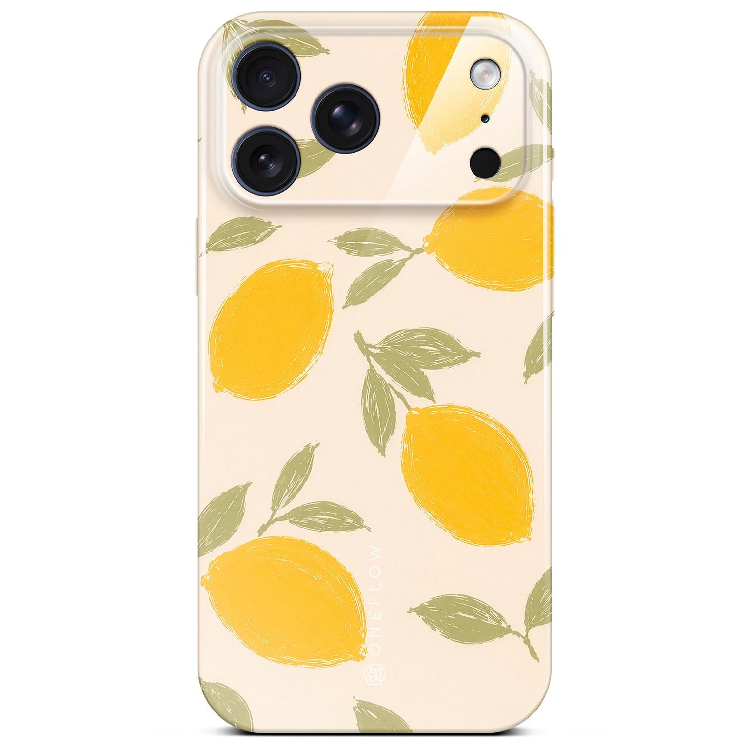 Splash Case für iPhone 18 Pro Max in der Farbe Lemon Babe (Braun / Beige)