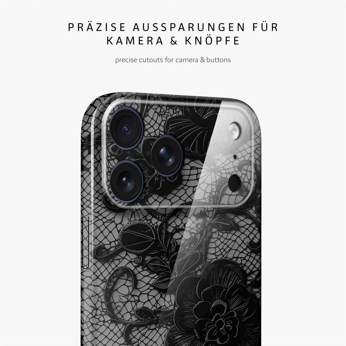 Splash Case für iPhone 18 Pro Max in der Farbe Delicate Dream (Schwarz)