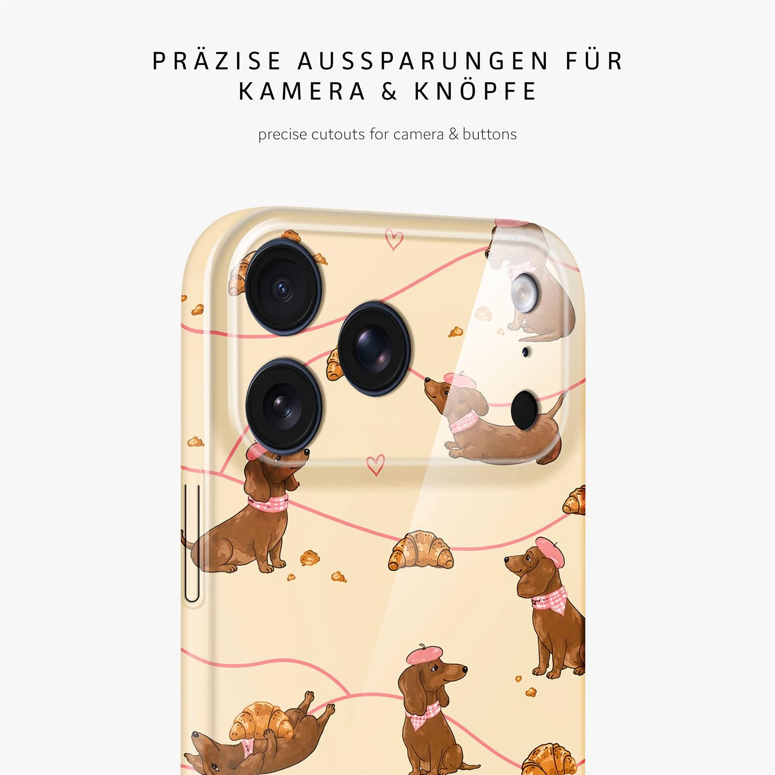 Splash Case für iPhone 18 Pro Max in der Farbe Doxie Deluxe (Braun / Beige)