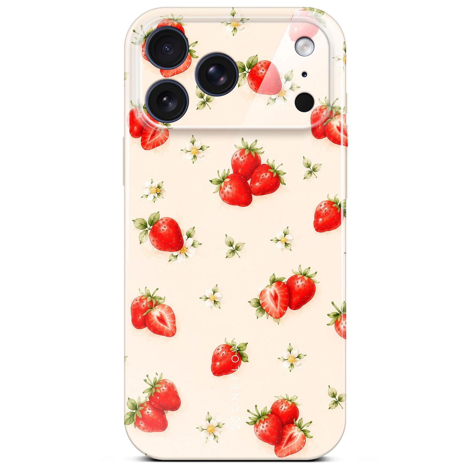 Splash Case für iPhone 18 Pro Max in der Farbe Strawberry Riot (Braun / Beige)