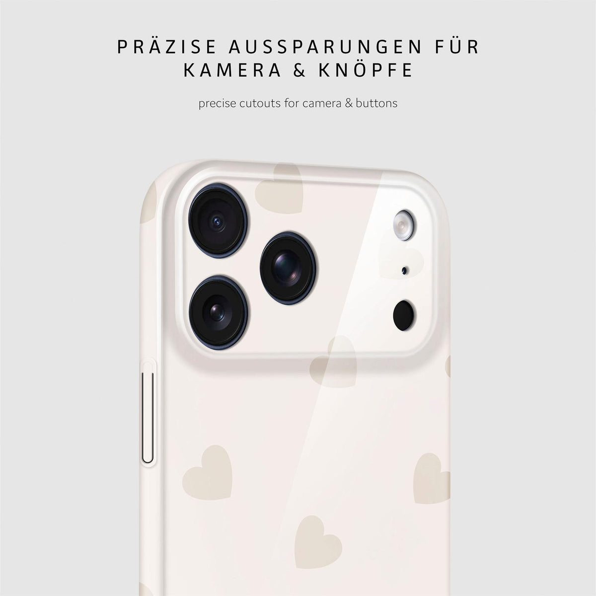 Splash Case für iPhone 18 Pro Max in der Farbe Latte Love (Braun / Beige)