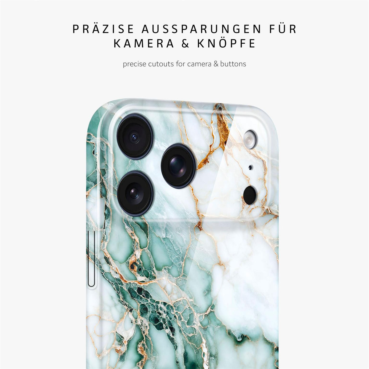 Bliss Cover für iPhone 18 Pro Max in der Farbe Jade Cascade (Grün)