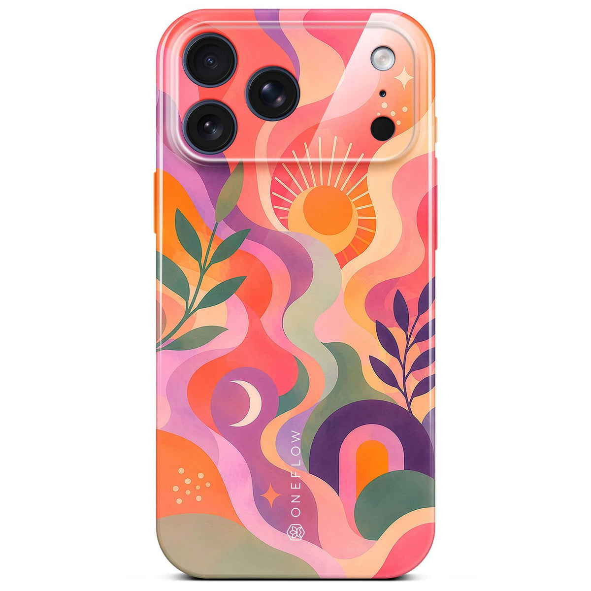 Splash Case für iPhone 18 Pro Max in der Farbe Peach Eclipse (Mehrfarbig (bunt))