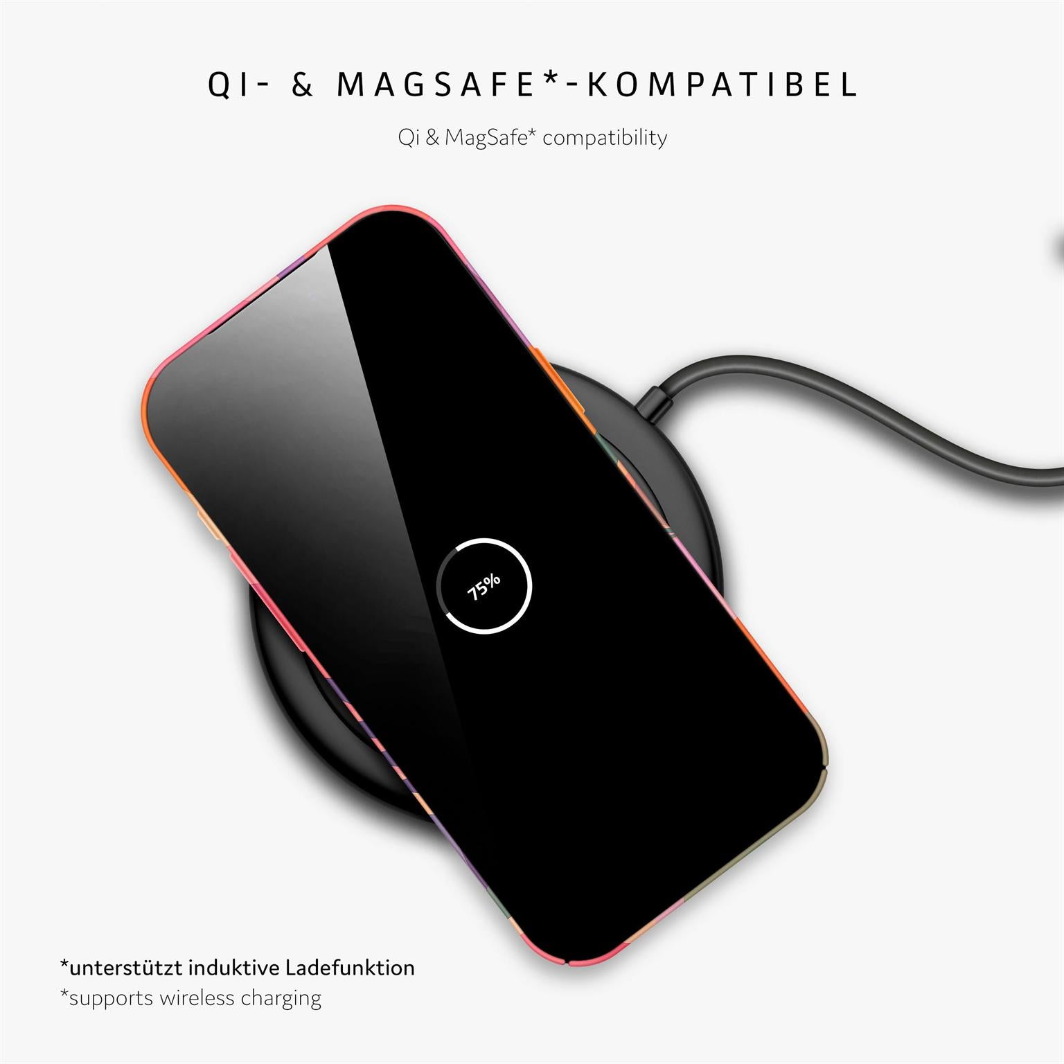 Splash Case für iPhone 18 Pro Max in der Farbe Peach Eclipse (Mehrfarbig (bunt))
