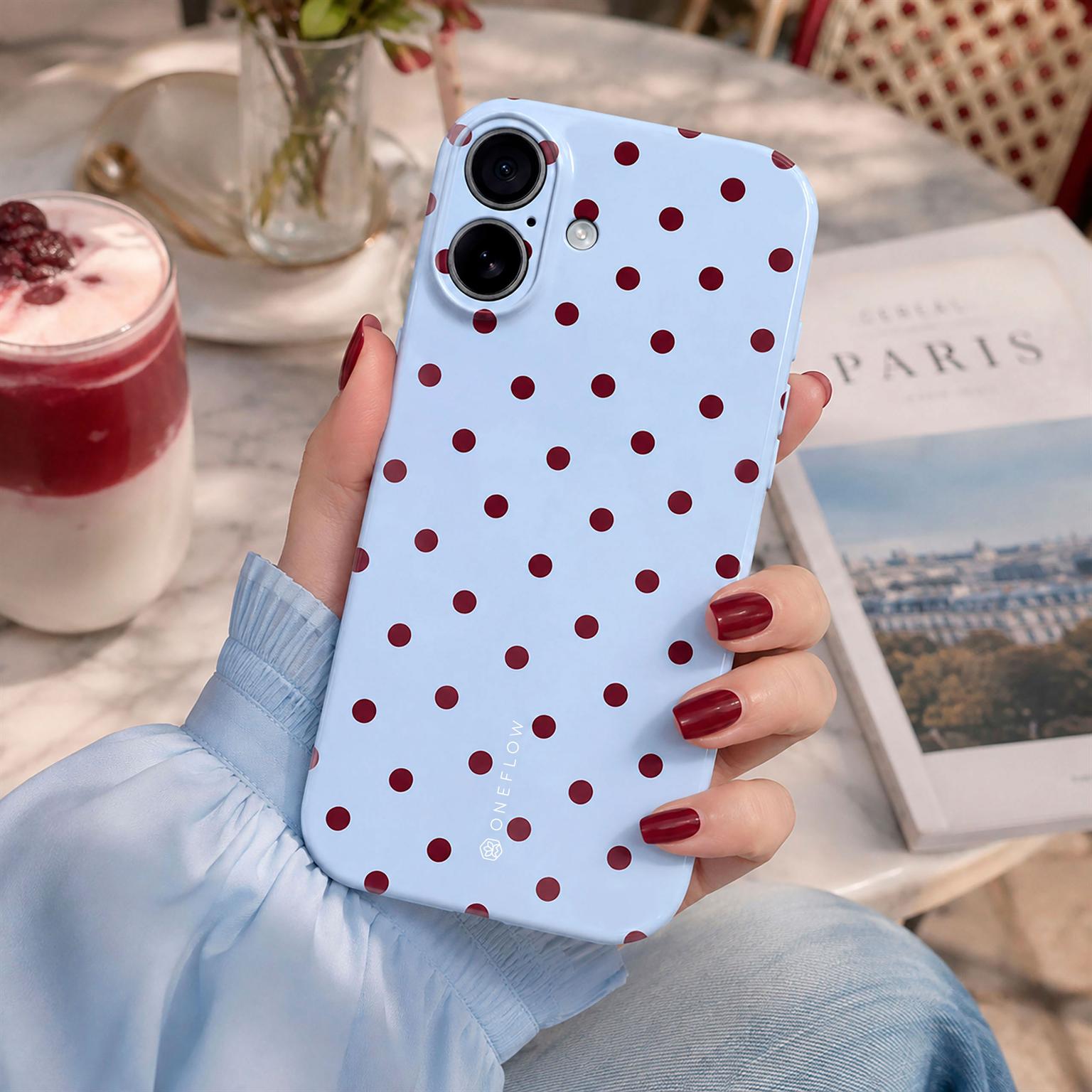 Splash Case für iPhone 18 Pro Max in der Farbe Cherry Sky (Blau)