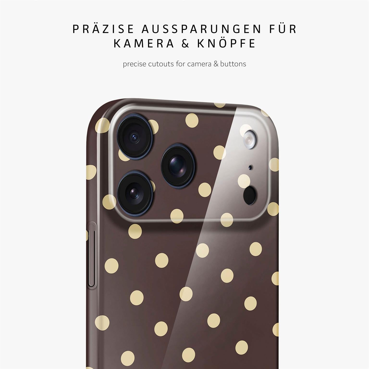 Splash Case für iPhone 18 Pro Max in der Farbe Espresso Sprinkles (Braun / Beige)