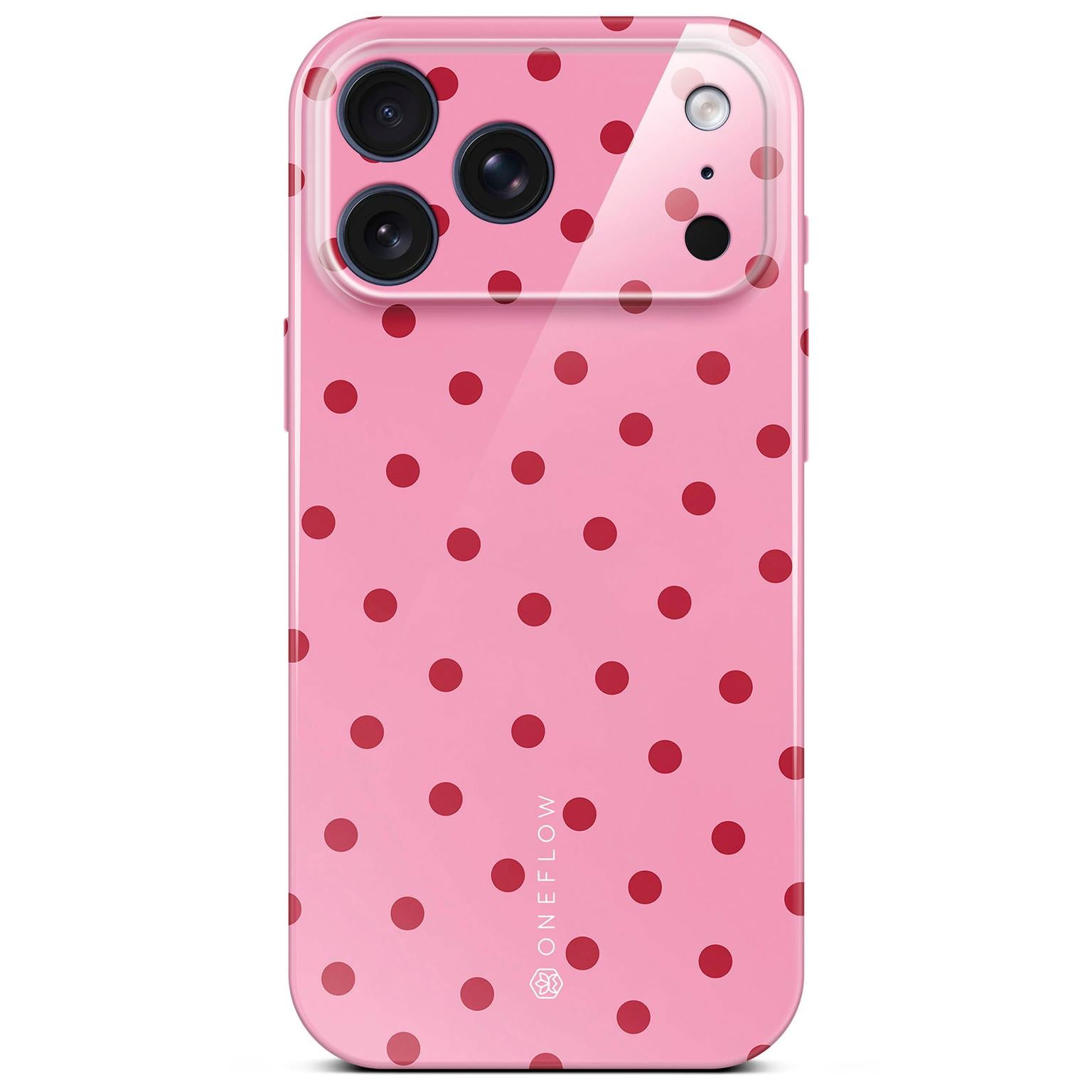 Splash Case für iPhone 18 Pro Max in der Farbe Berry Dots (Rosa / Pink)