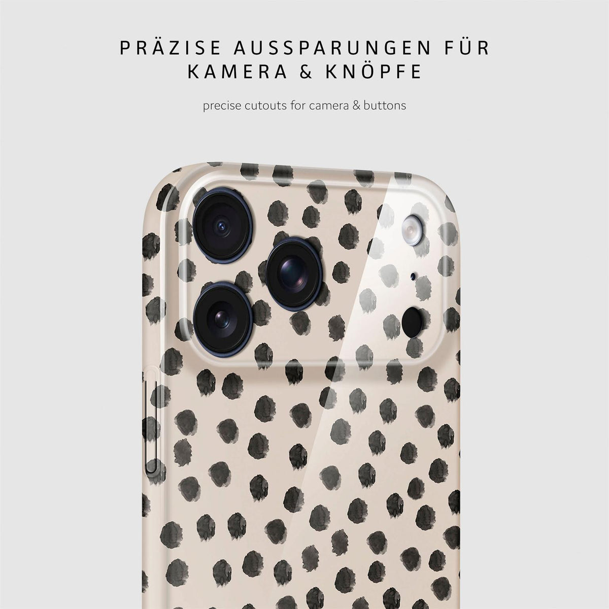 Splash Case für iPhone 18 Pro Max in der Farbe Cookies & Cream (Braun / Beige)