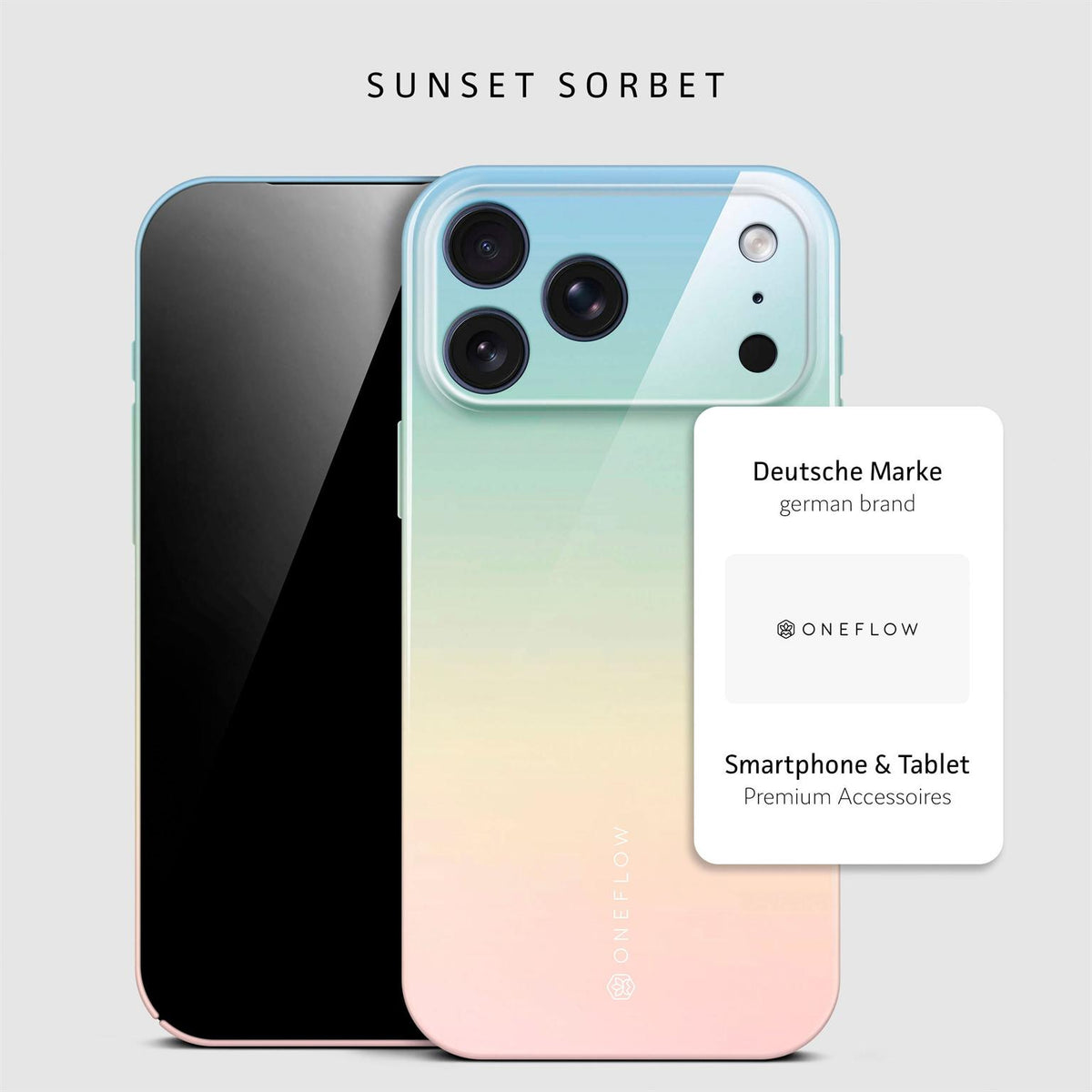 Splash Case für iPhone 18 Pro Max in der Farbe Sunset Sorbet (Mehrfarbig (bunt))