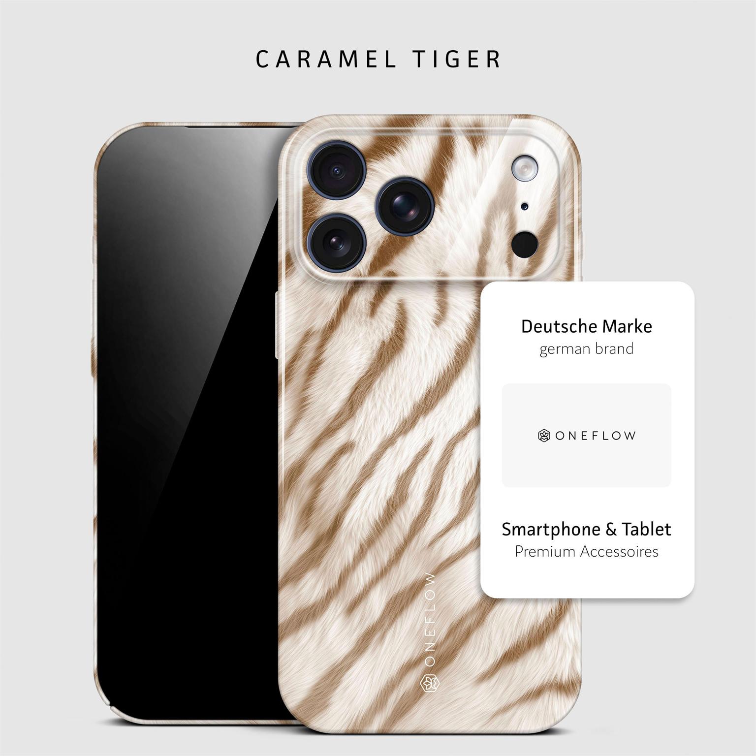 Wild Cover für iPhone 18 Pro Max in der Farbe Caramel Tiger (Braun / Beige)