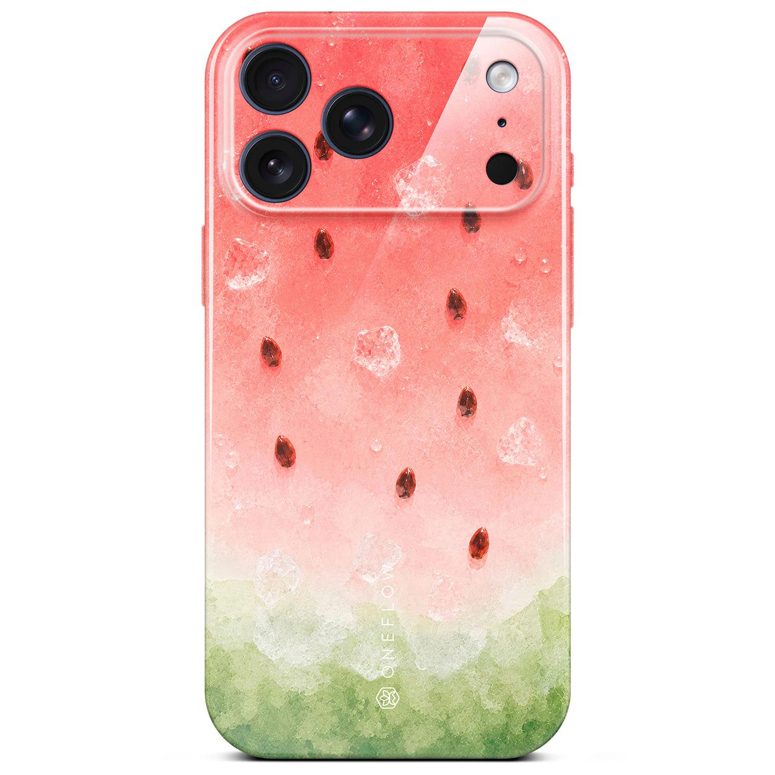 Splash Case für iPhone 18 Pro Max in der Farbe Melon Drip (Rot)
