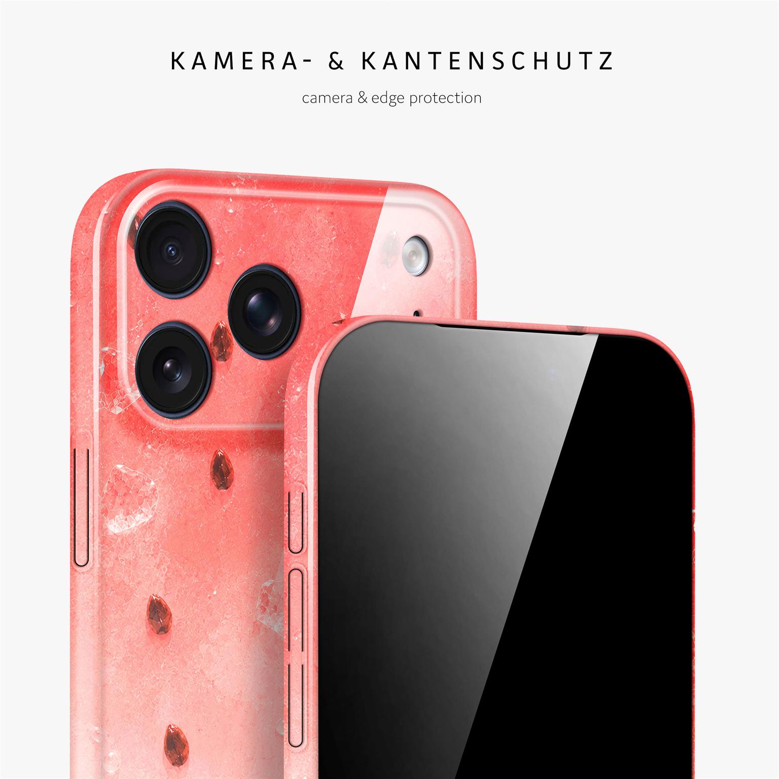 Splash Case für iPhone 18 Pro Max in der Farbe Melon Drip (Rot)