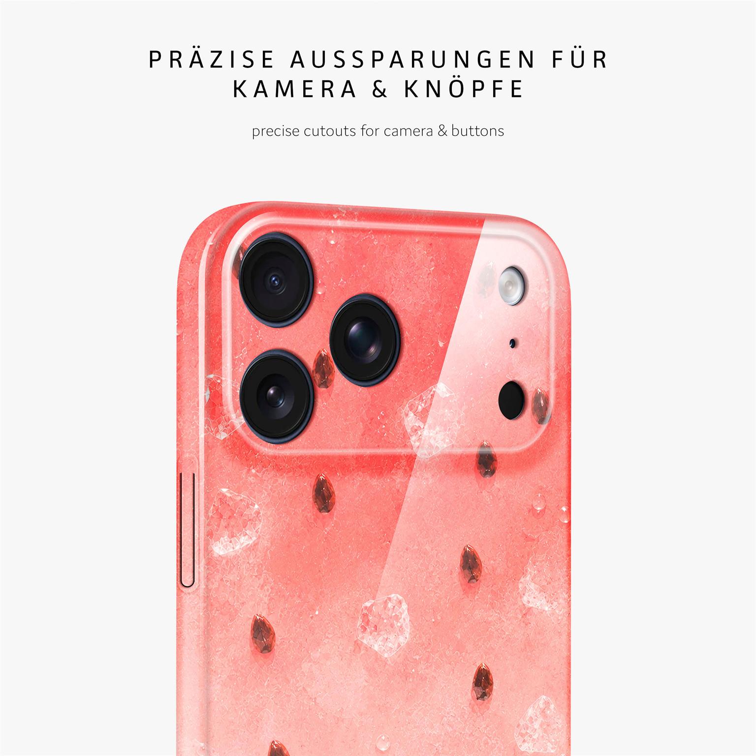 Splash Case für iPhone 18 Pro Max in der Farbe Melon Drip (Rot)