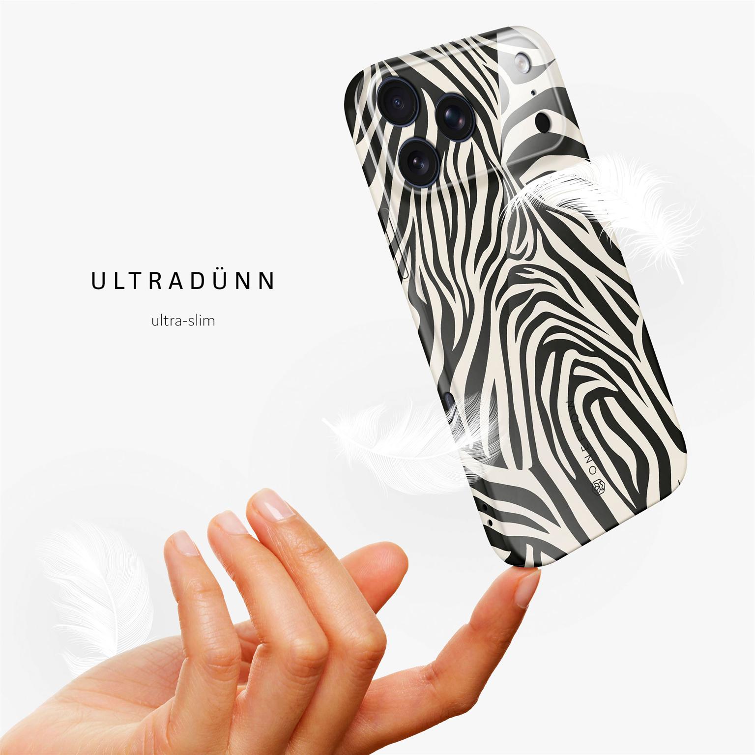 Wild Cover für iPhone 18 Pro Max in der Farbe Electric Zebra (Mehrfarbig)