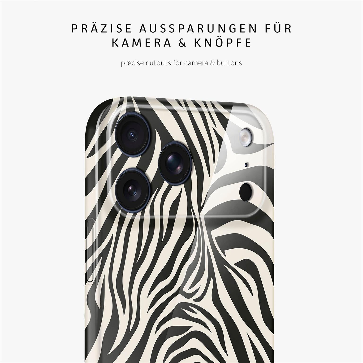 Wild Cover für iPhone 18 Pro Max in der Farbe Electric Zebra (Mehrfarbig)