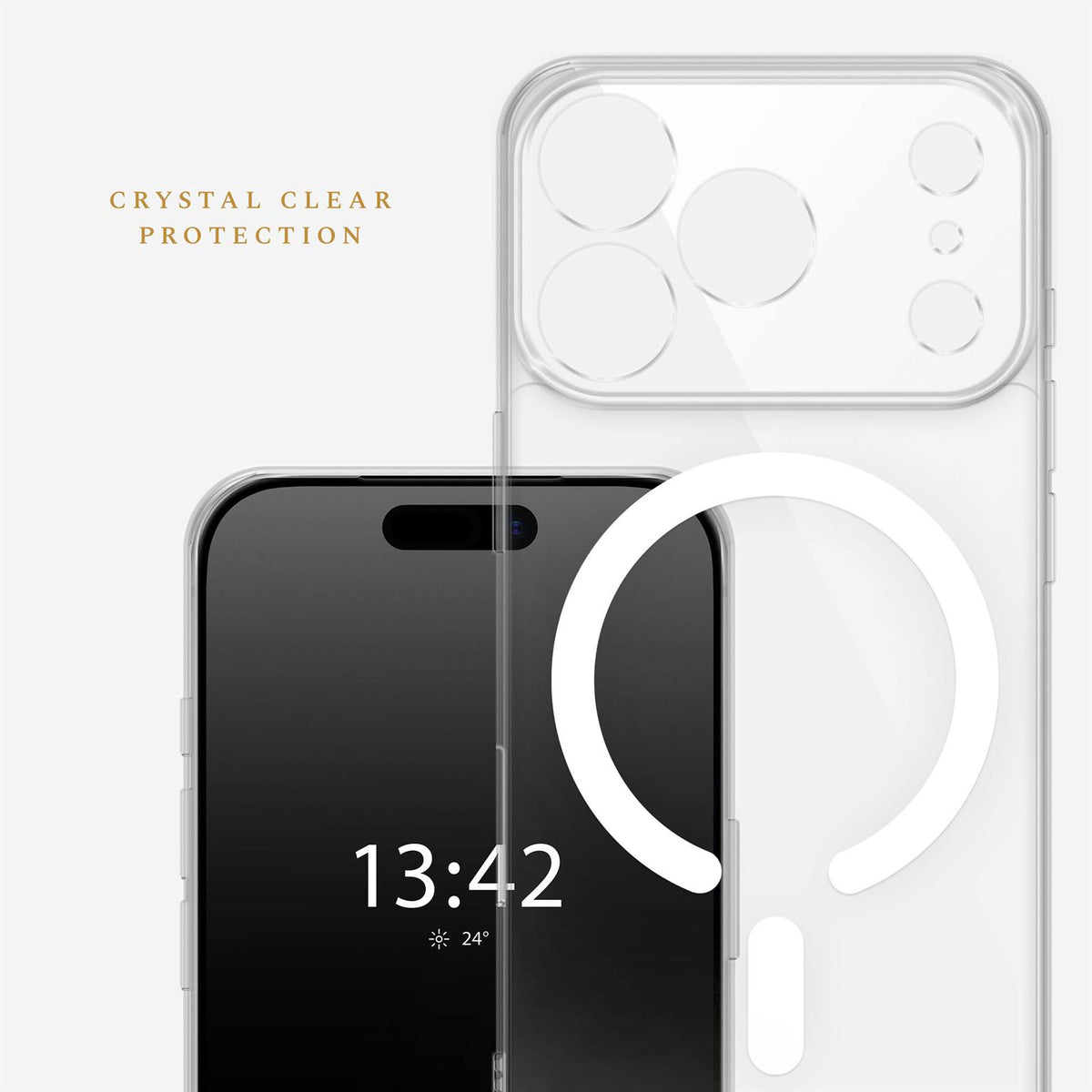 Nova Case für iPhone 18 Pro in der Farbe Clear (Farblos (transparent))