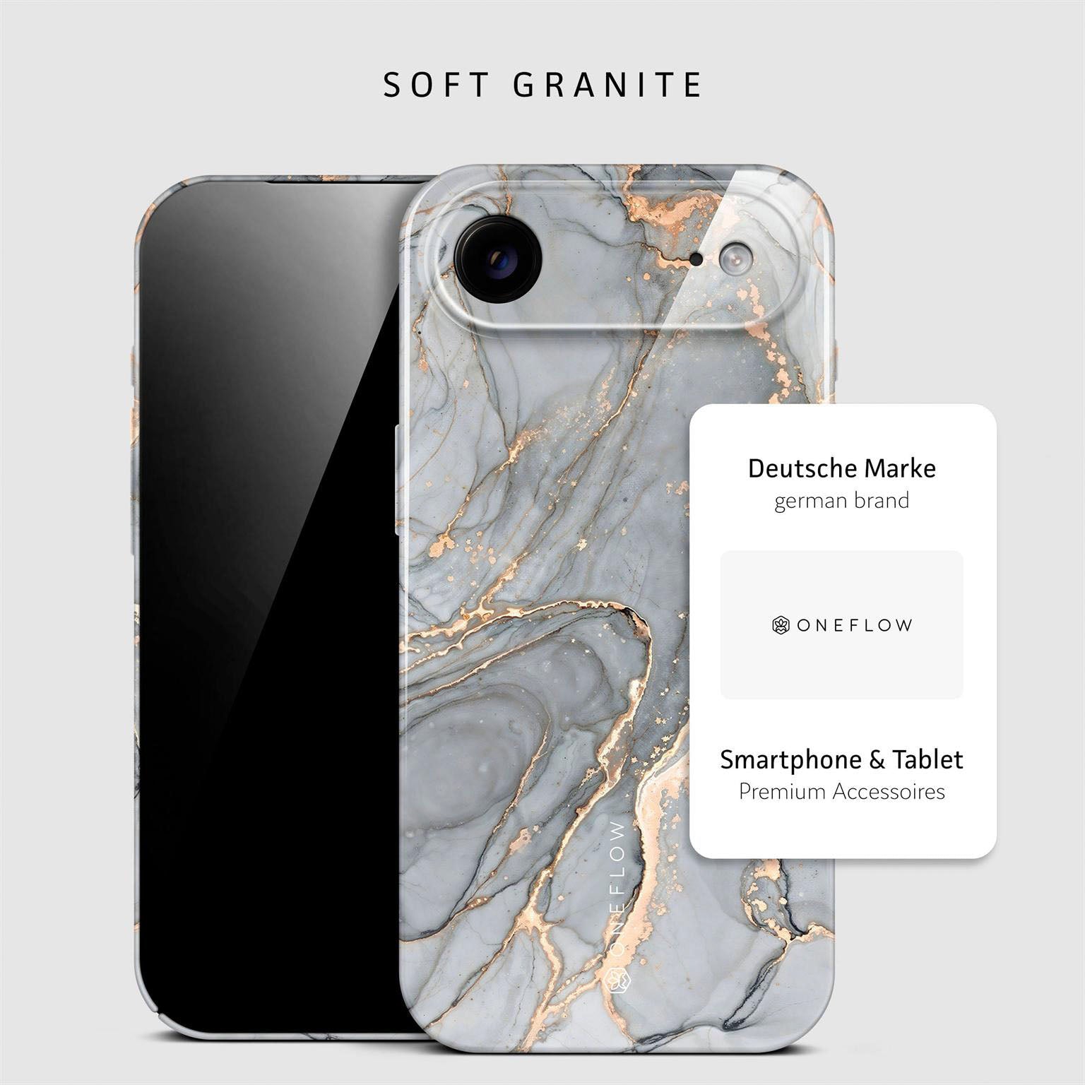 Bliss Cover für iPhone Air in der Farbe Soft Granite (Grau)