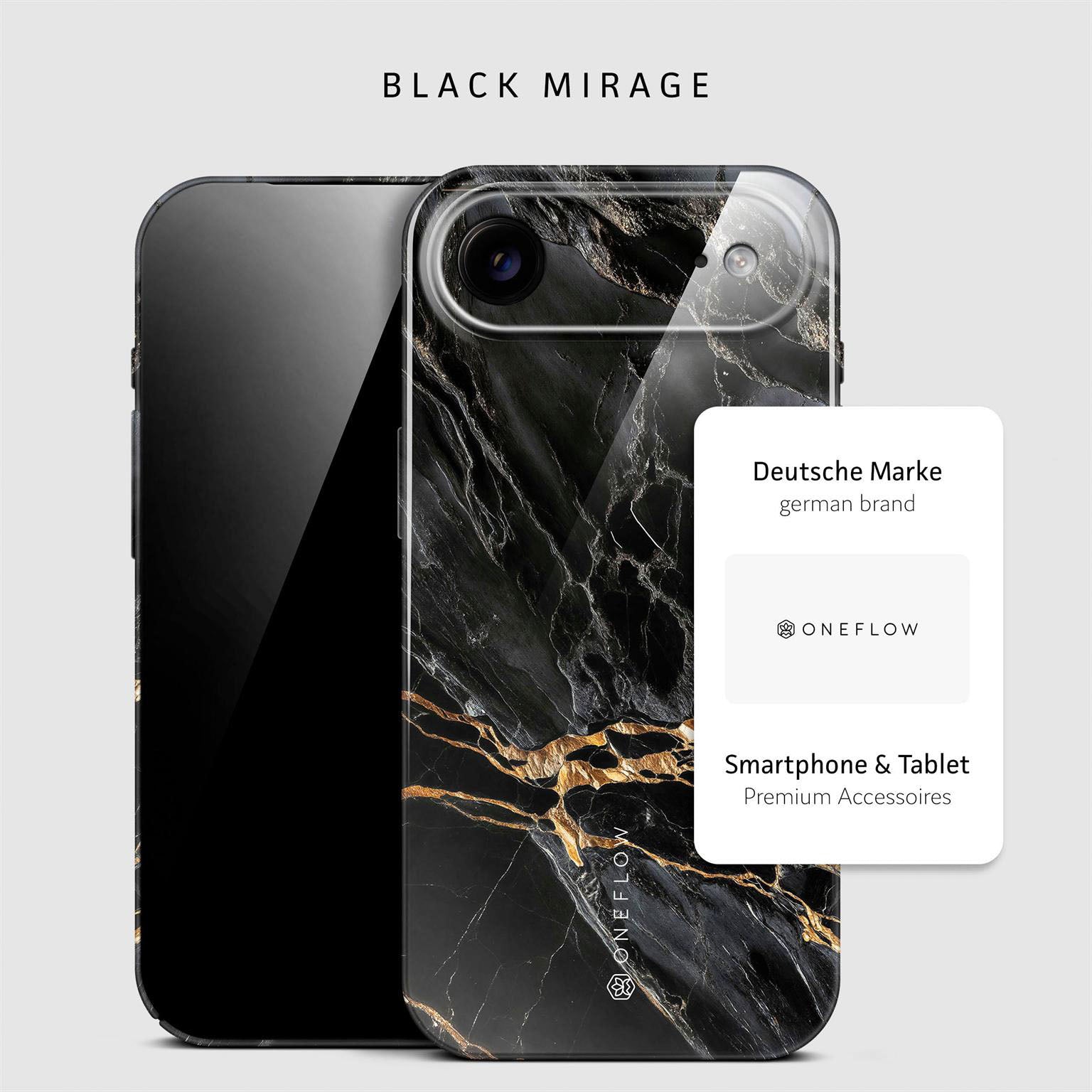 Bliss Cover für iPhone Air in der Farbe Black Mirage (Schwarz)
