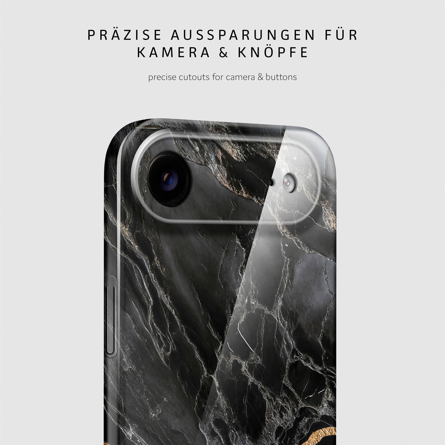 Bliss Cover für iPhone Air in der Farbe Black Mirage (Schwarz)