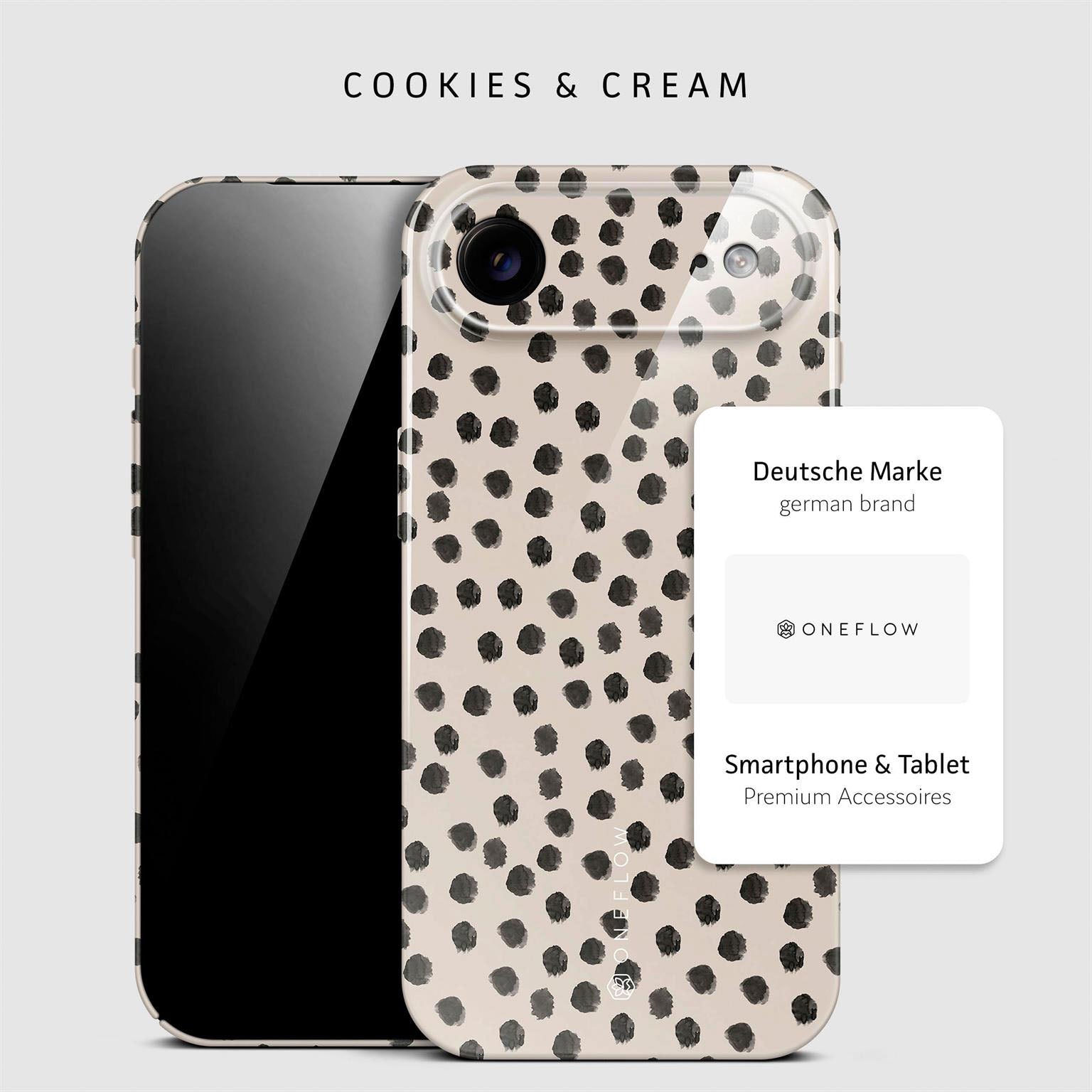 Splash Case für iPhone Air in der Farbe Cookies & Cream (Braun / Beige)