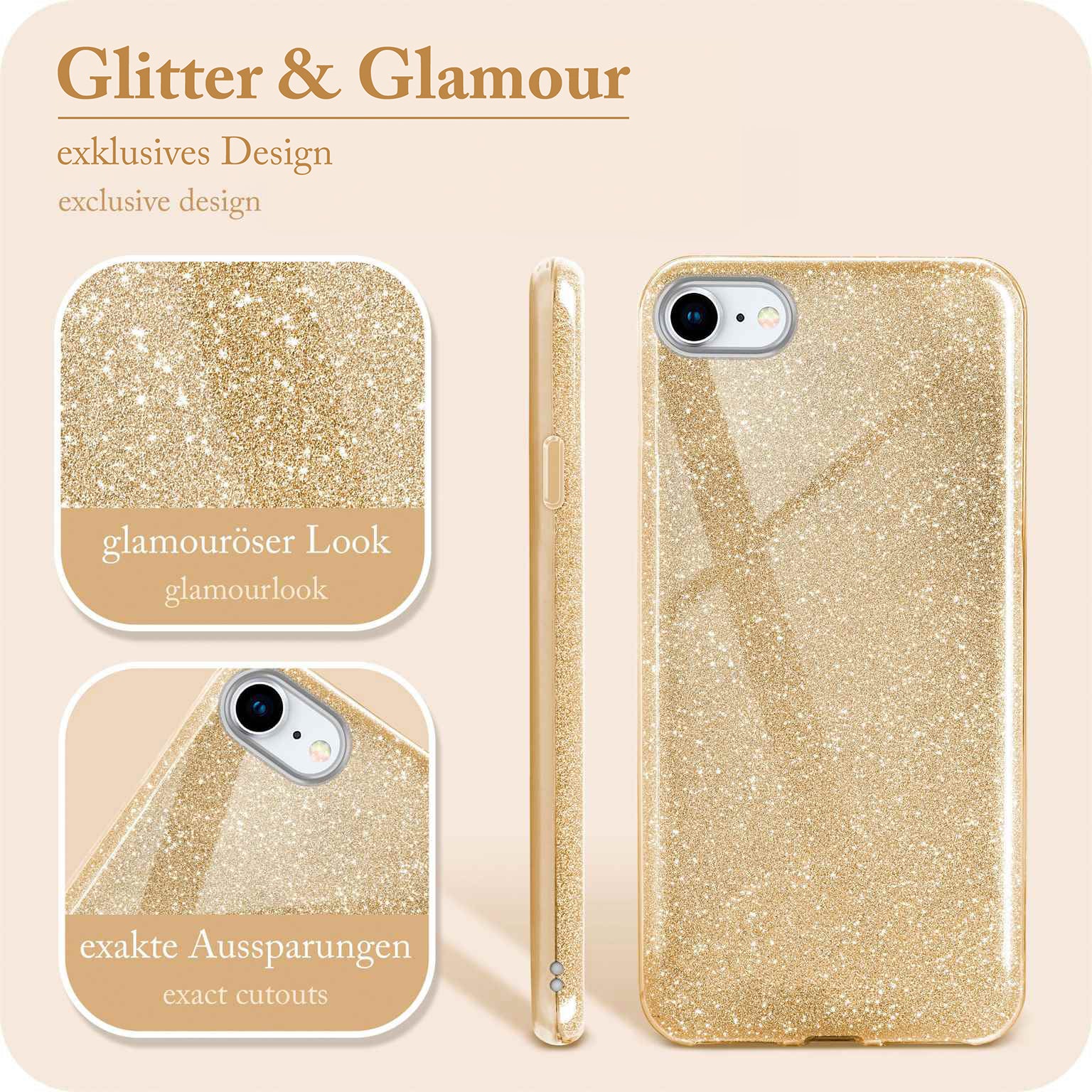 Glitter Case für iPhone SE (2020)