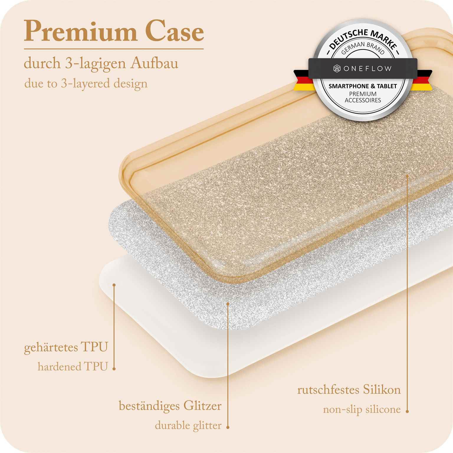 Glitter Case für iPhone SE (2022)