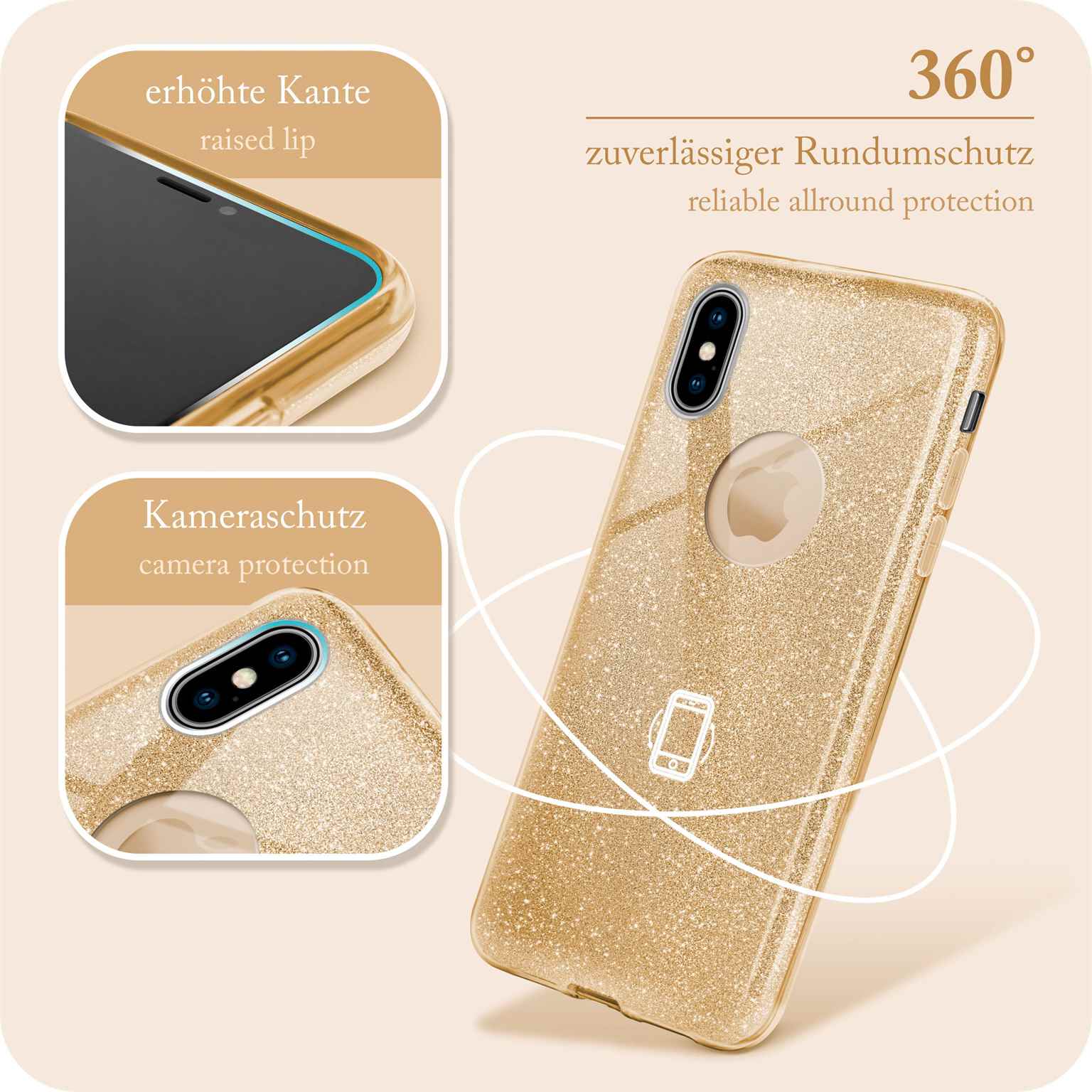 Glitter Case für iPhone XS