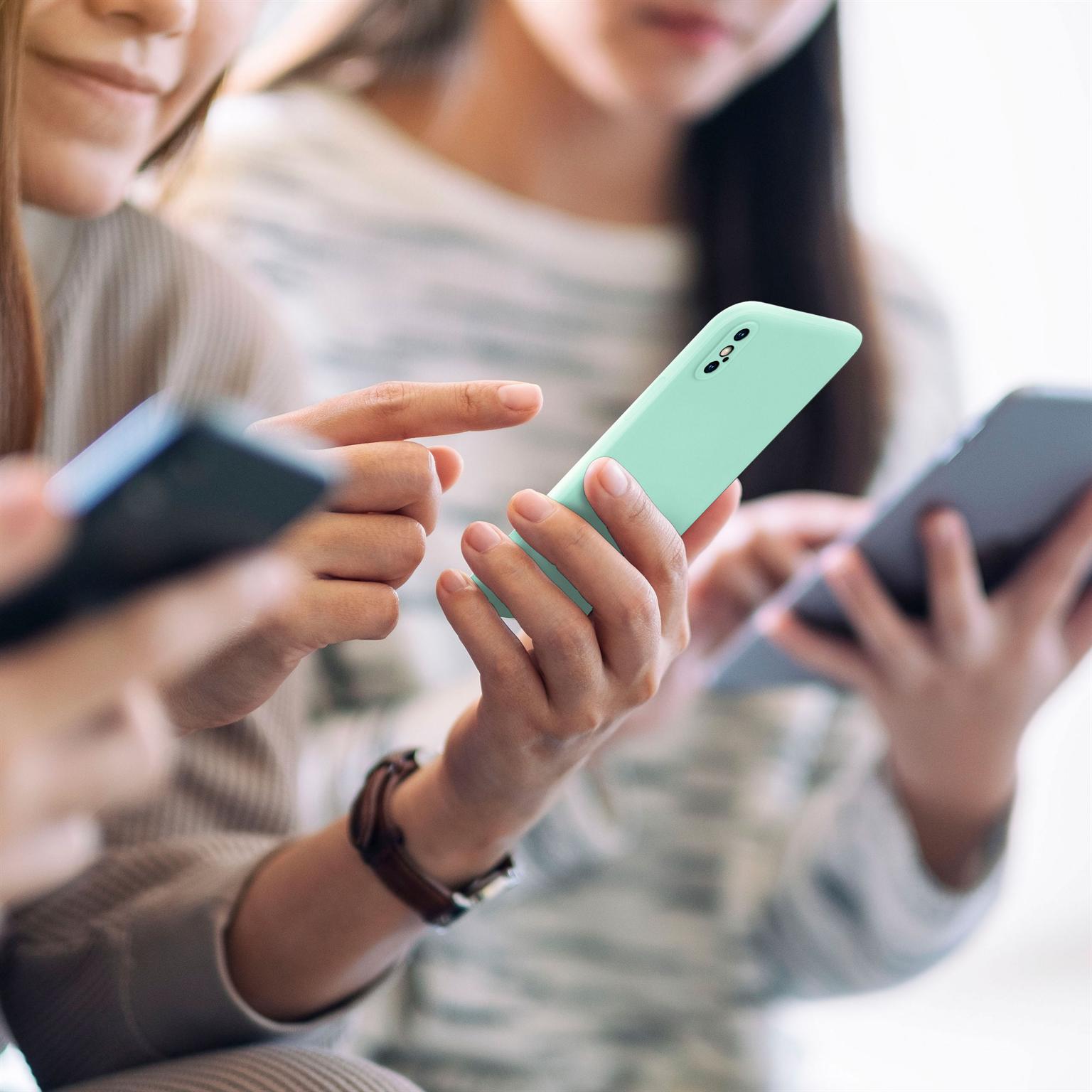 Soft Case für iPhone XS in der Farbe Mint (Mint / Türkis)