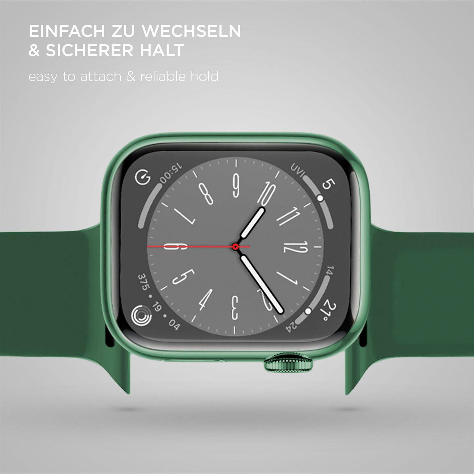 Soft Band für Apple Watch 11 (42mm) in der Farbe Forest Breeze (Grün)