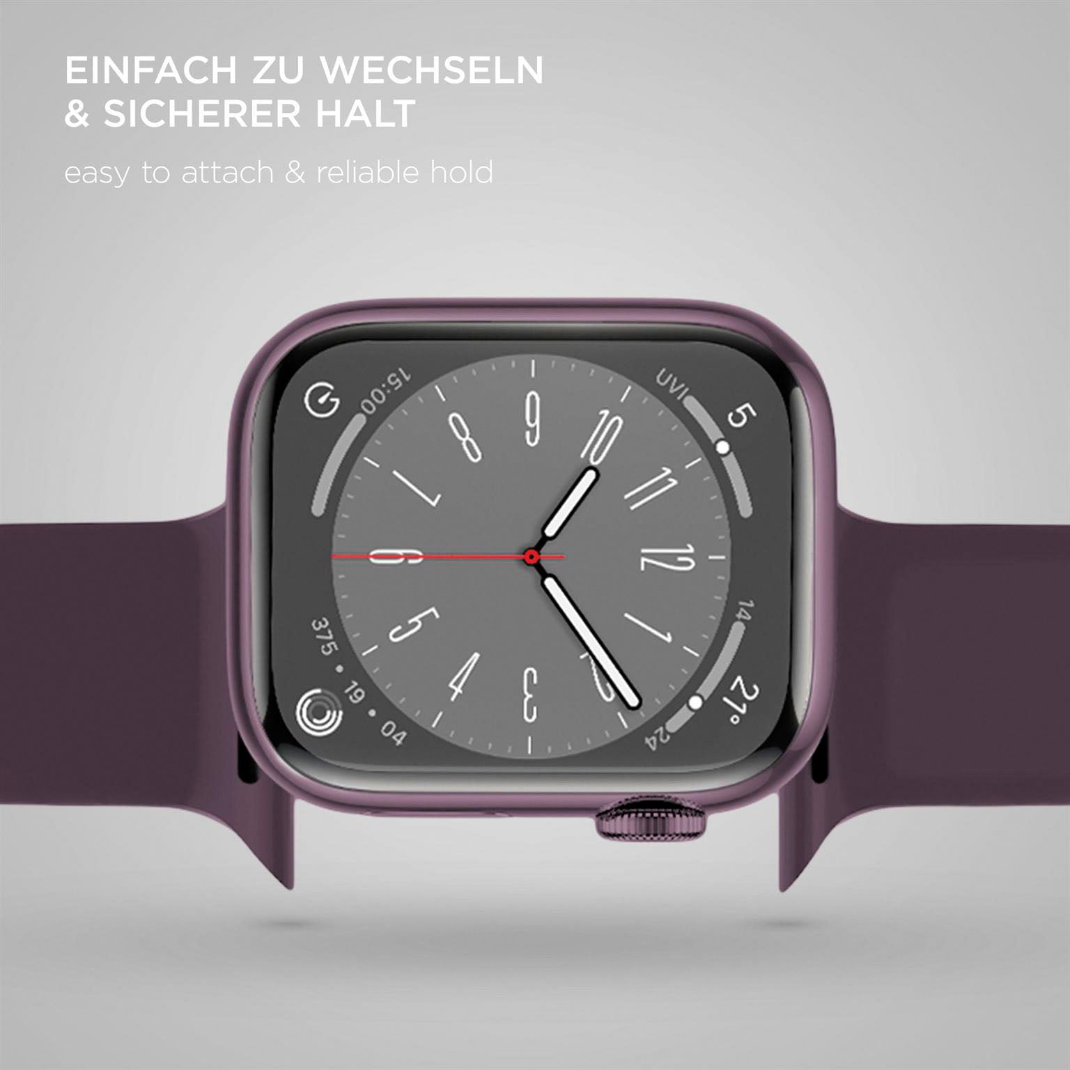 Soft Band für Apple Watch 11 (42mm) in der Farbe Cherry Blossom (Lila / Violett)