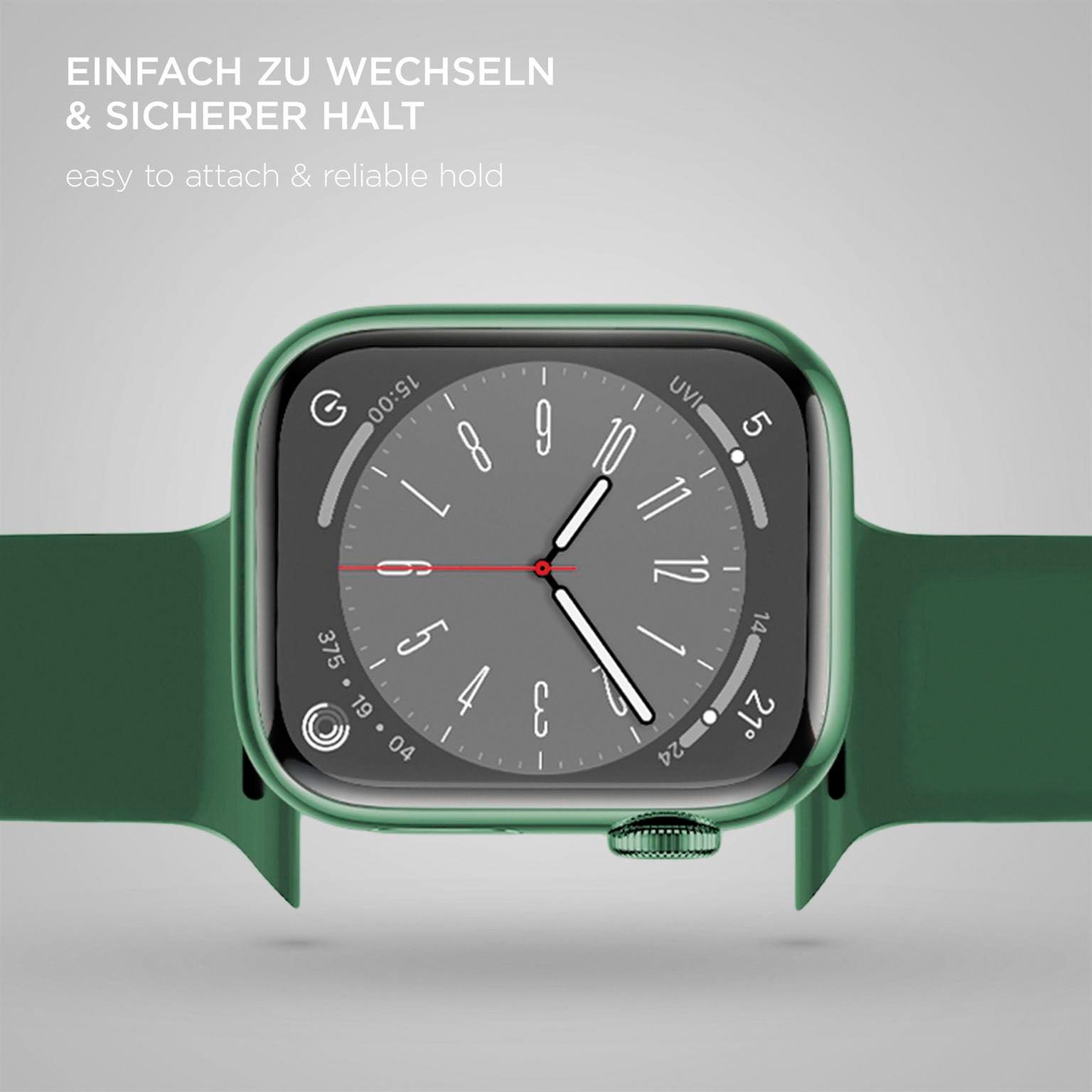 Soft Band für Apple Watch 11 (46mm) in der Farbe Forest Breeze (Grün)