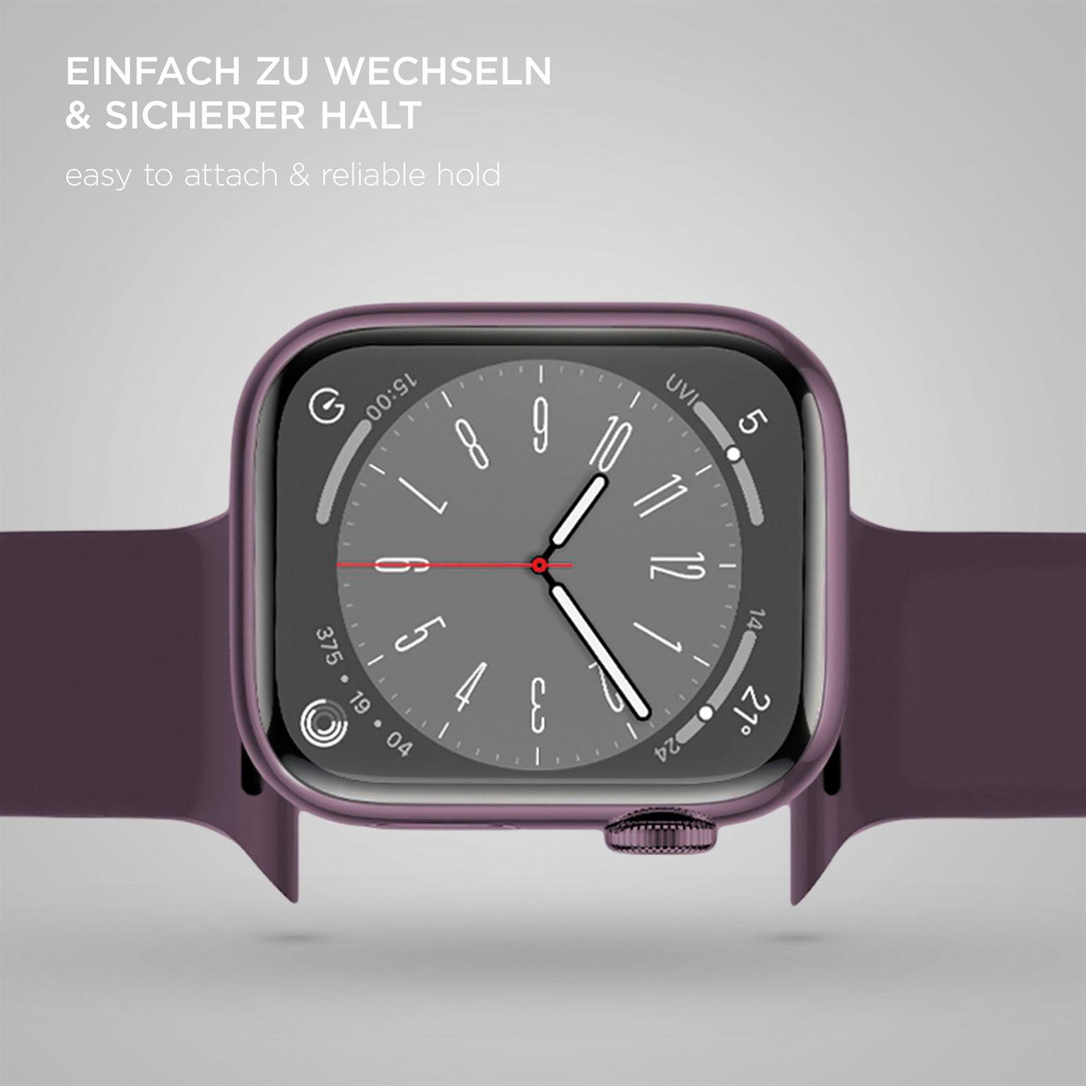 Soft Band für Apple Watch 11 (46mm) in der Farbe Cherry Blossom (Lila / Violett)