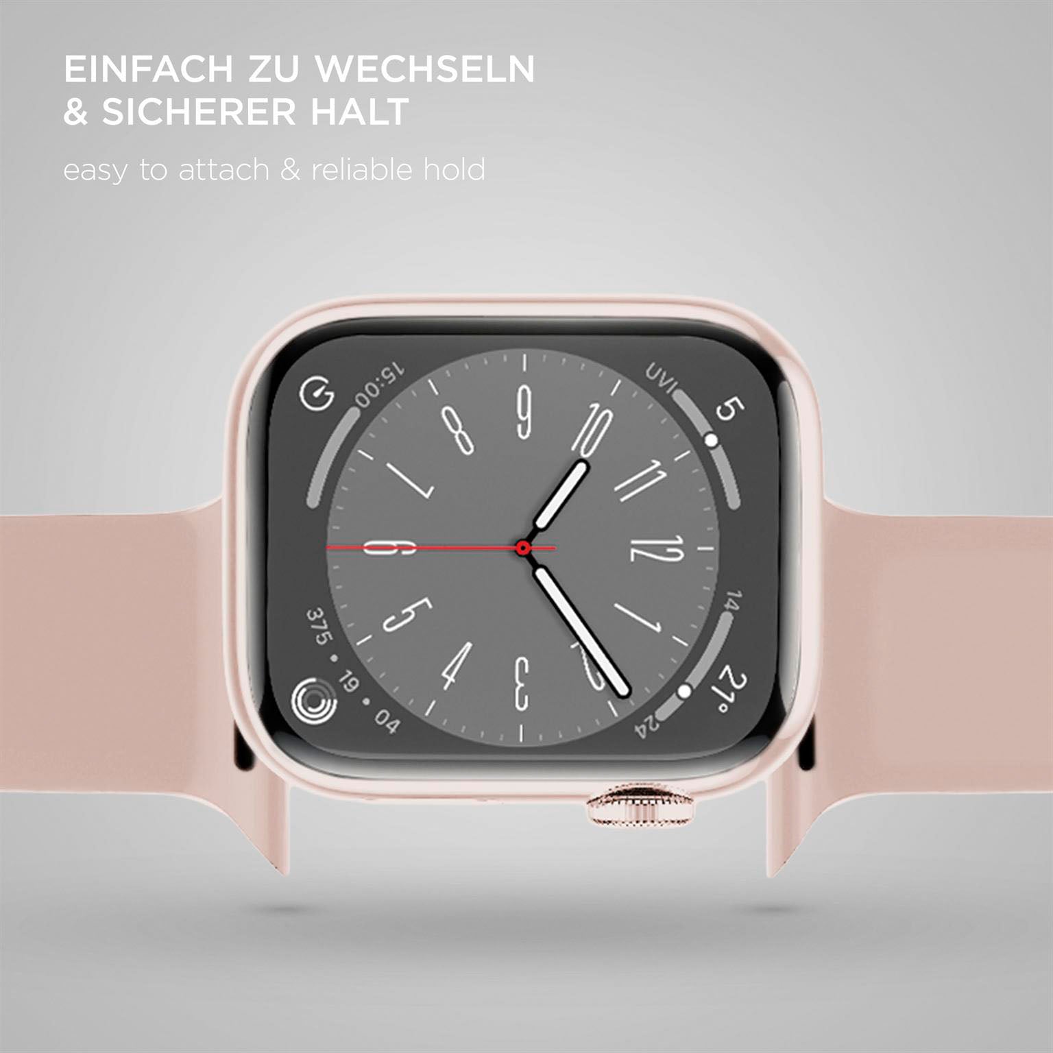 Soft Band für Apple Watch 11 (46mm) in der Farbe Sandy Glow (Braun / Beige)