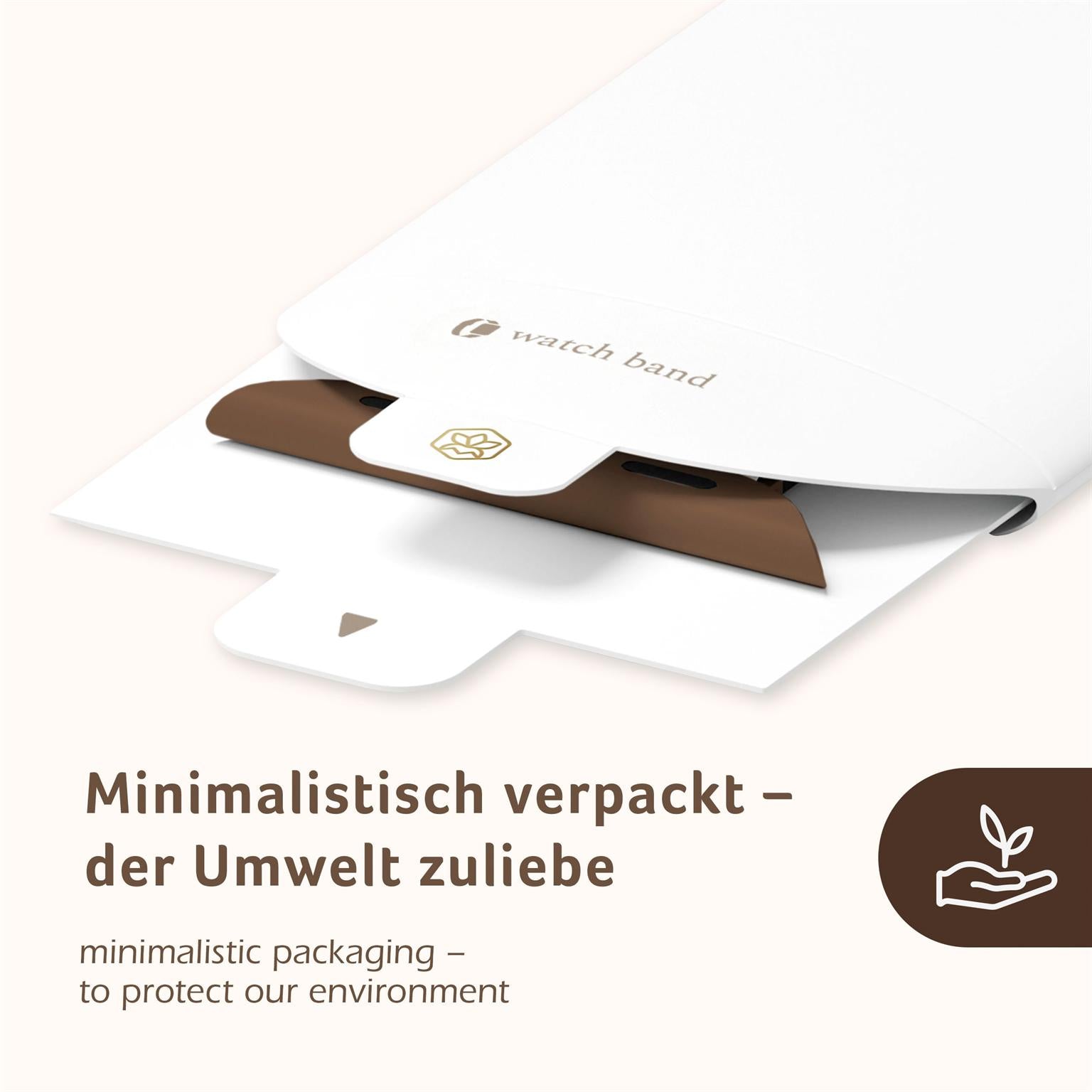 Flex Loop für Apple Watch 11 (46mm) in der Farbe Cocoa Brown (Braun / Beige)