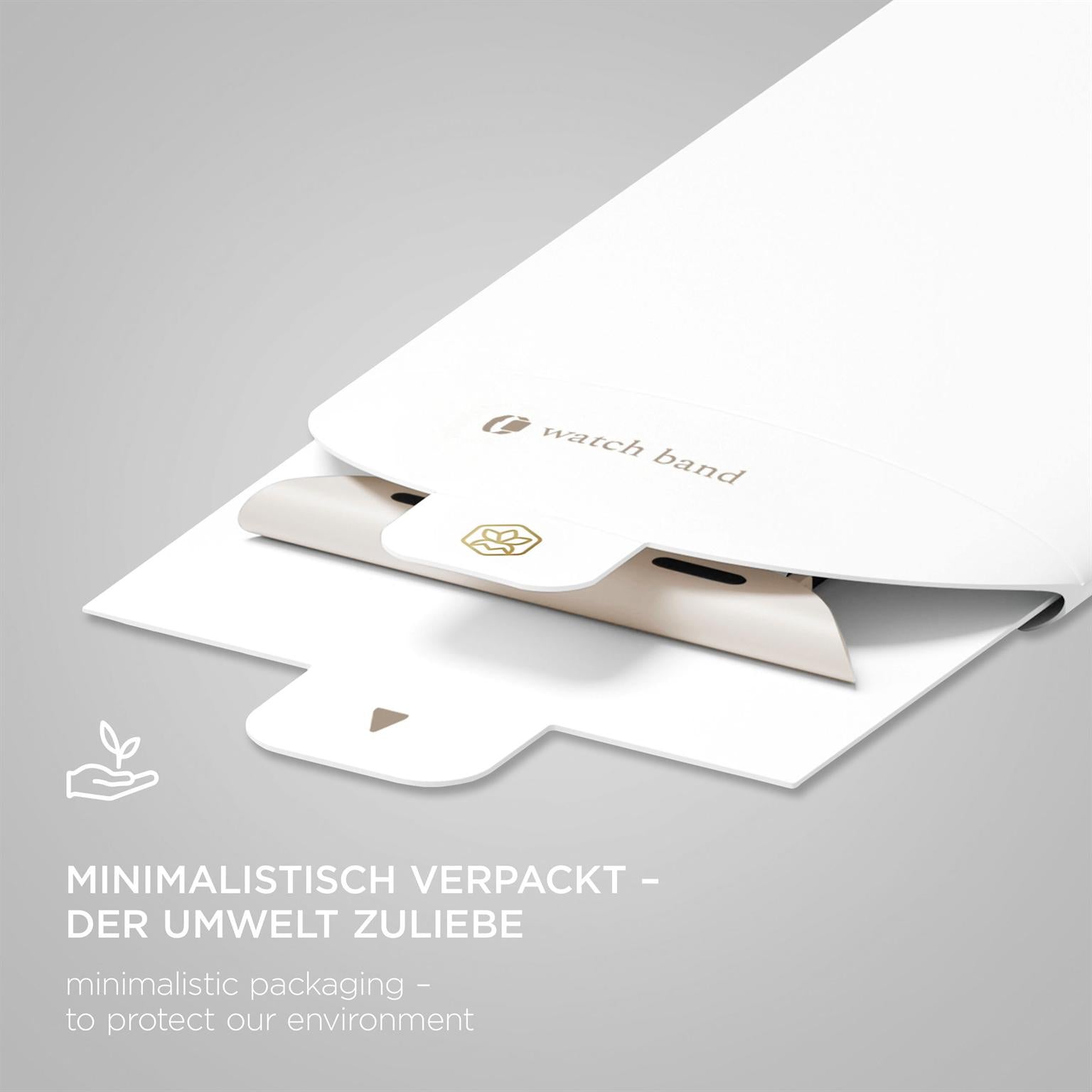 Soft Band Slim für Apple Watch SE 2 (40mm) in der Farbe Polarstern (Weiß)