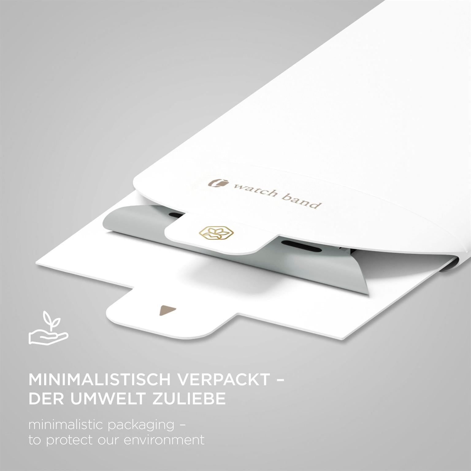Soft Band Slim für Apple Watch SE 2 (44mm) in der Farbe Slate Grey (Grau)