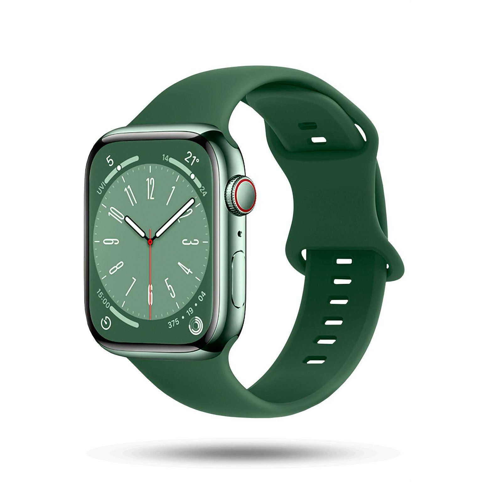 Soft Band für Apple Watch SE 3 (40mm) in der Farbe Forest Breeze (Grün)