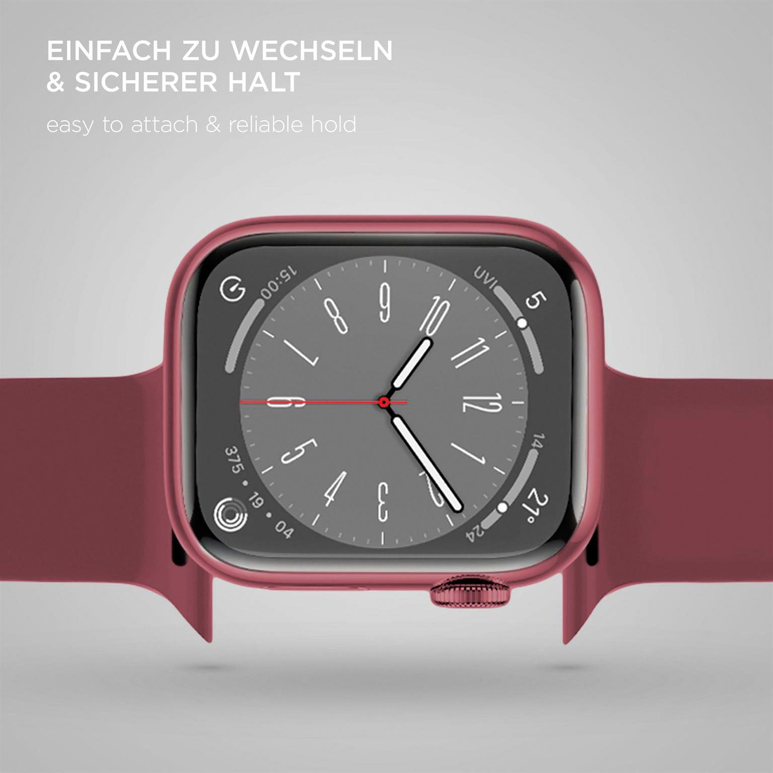 Soft Band für Apple Watch SE 3 (40mm) in der Farbe Wine Delight (Rot)
