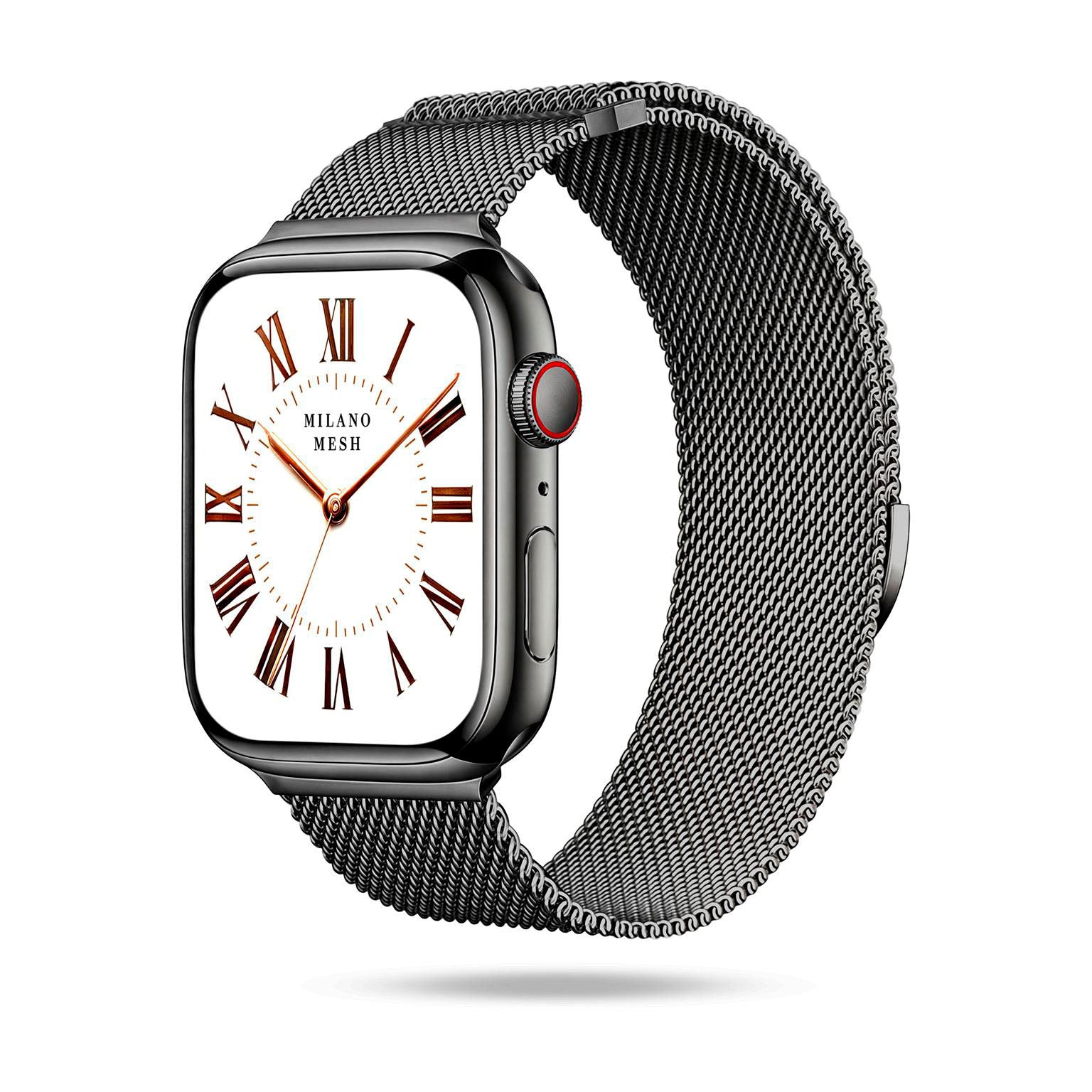 Milano Mesh für Apple Watch SE 3 (40mm) in der Farbe Roma Grafite (Grau)