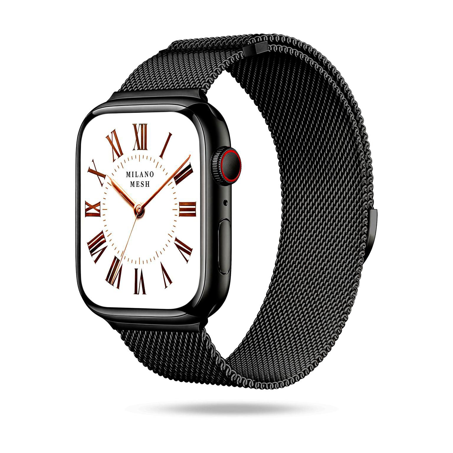 Milano Mesh für Apple Watch SE 3 (40mm) in der Farbe Milano Nero (Schwarz)