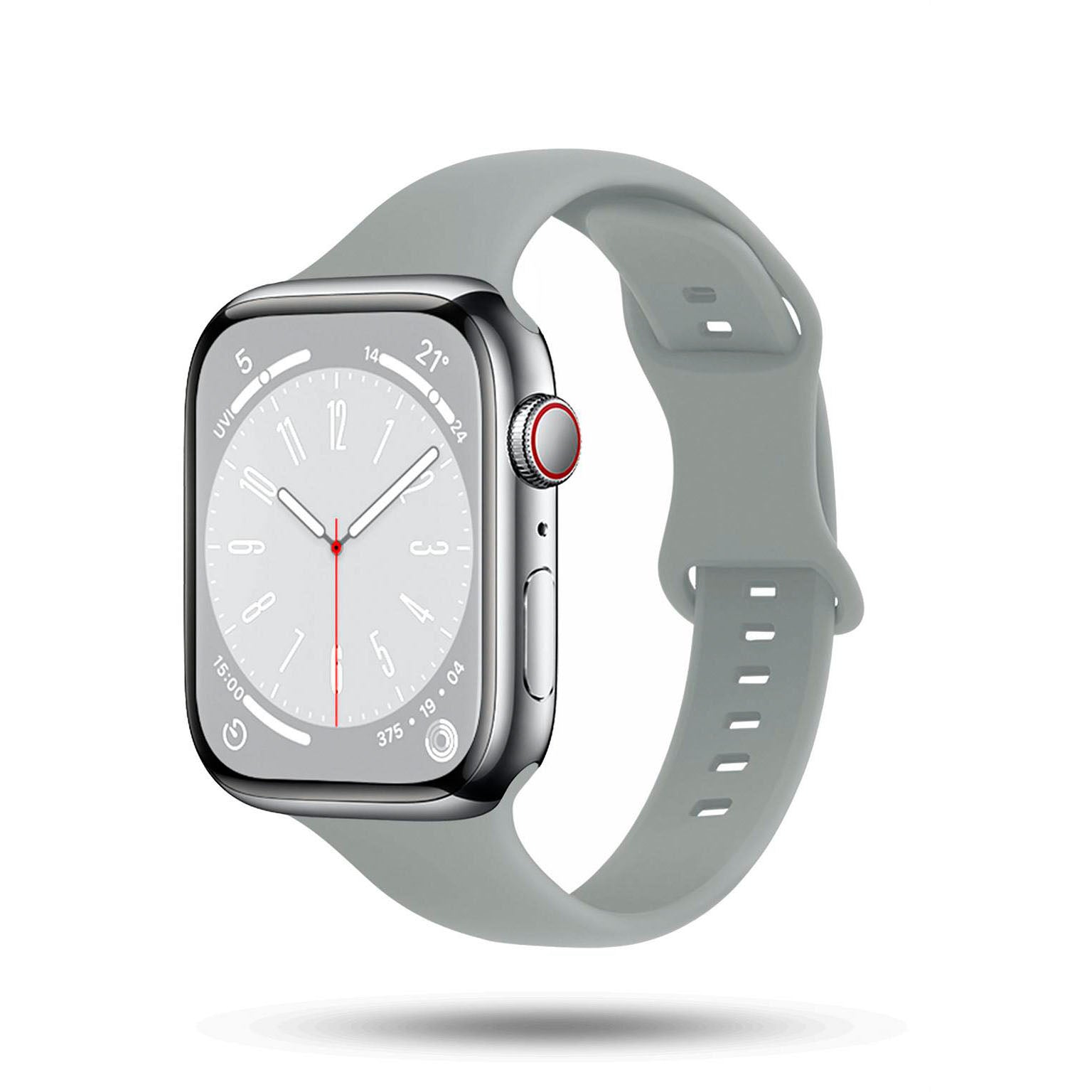 Soft Band Slim für Apple Watch SE 3 (40mm) in der Farbe Slate Grey (Grau)