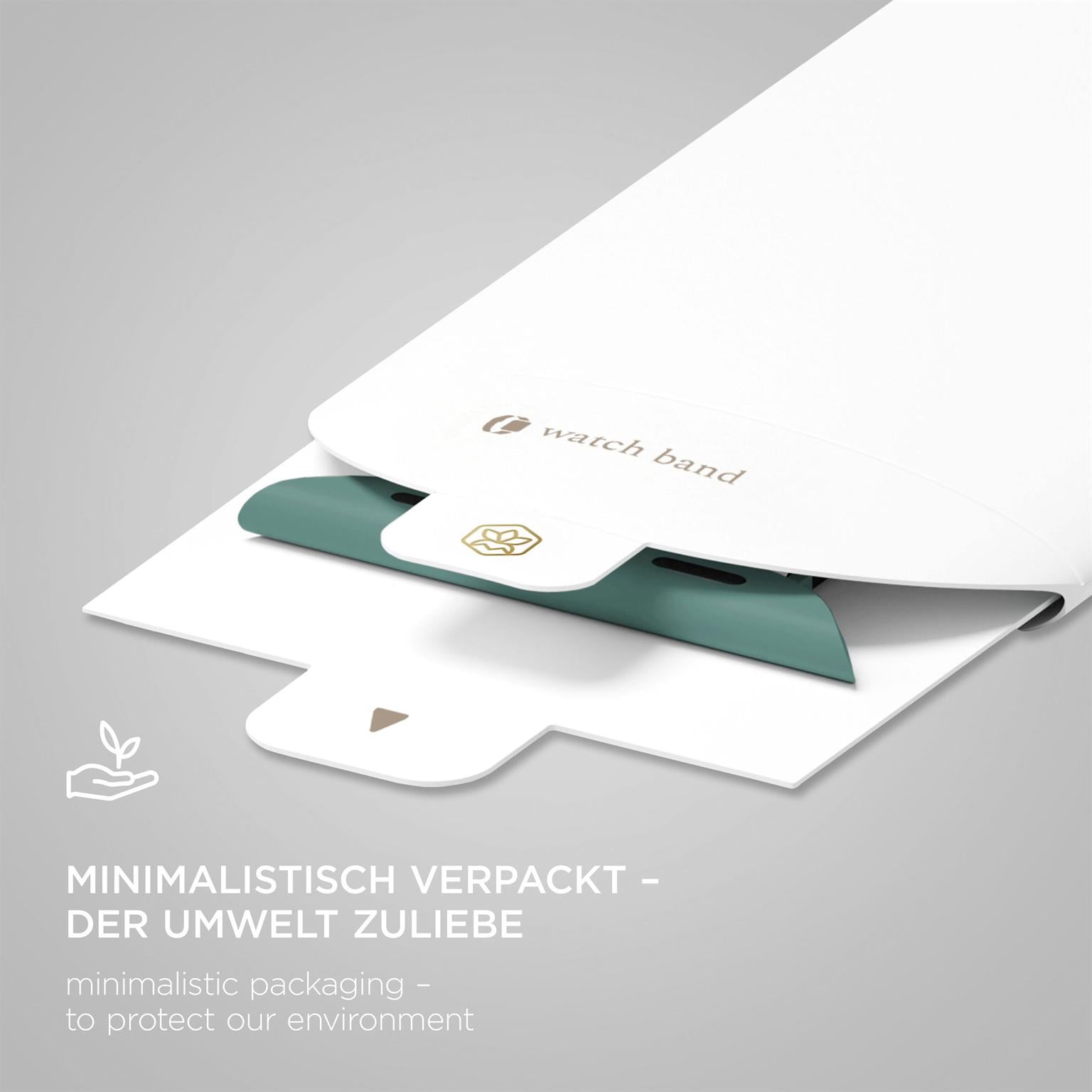Soft Band Slim für Apple Watch SE 3 (40mm) in der Farbe Evergreen (Grün)