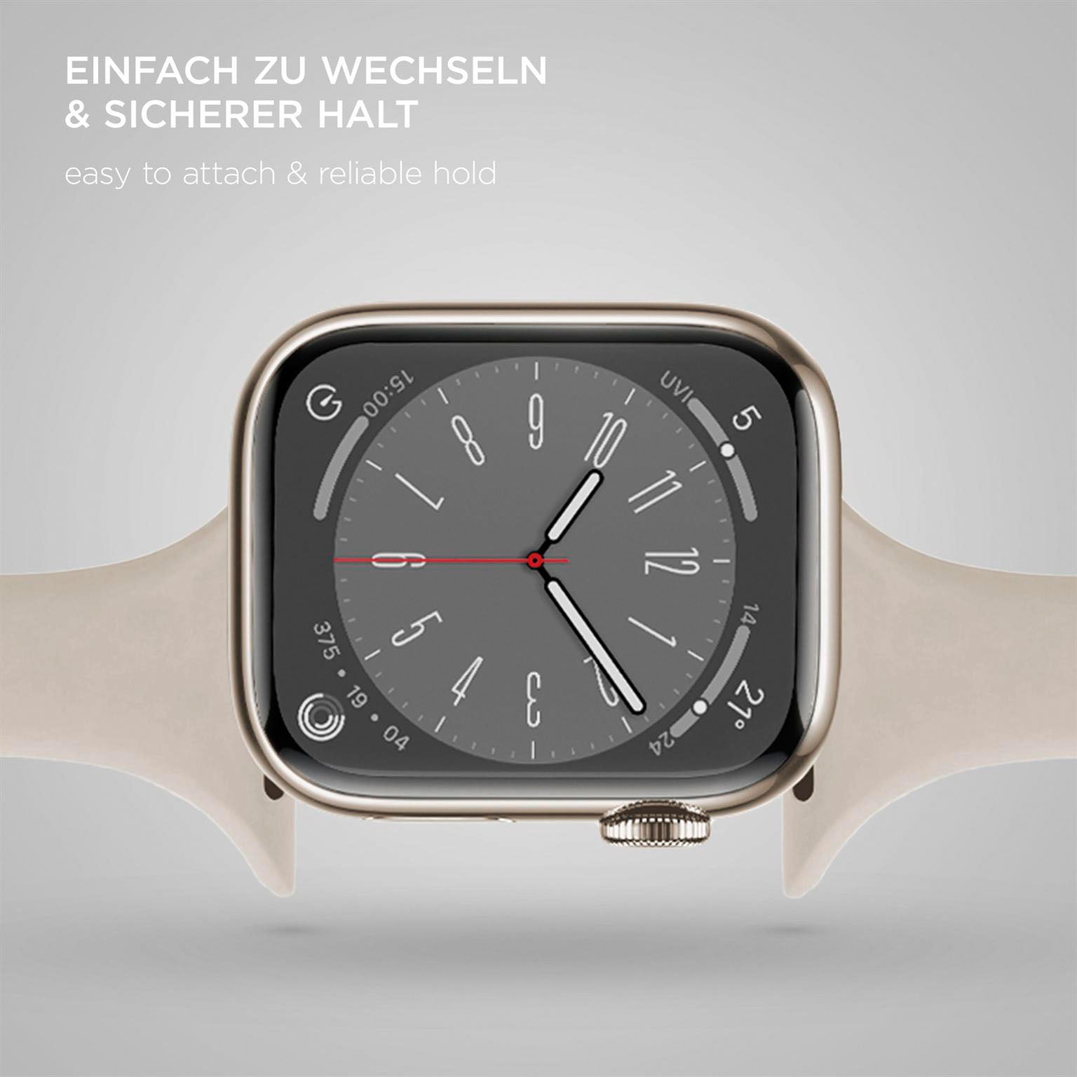 Soft Band Slim für Apple Watch SE 3 (40mm) in der Farbe Polarstern (Weiß)
